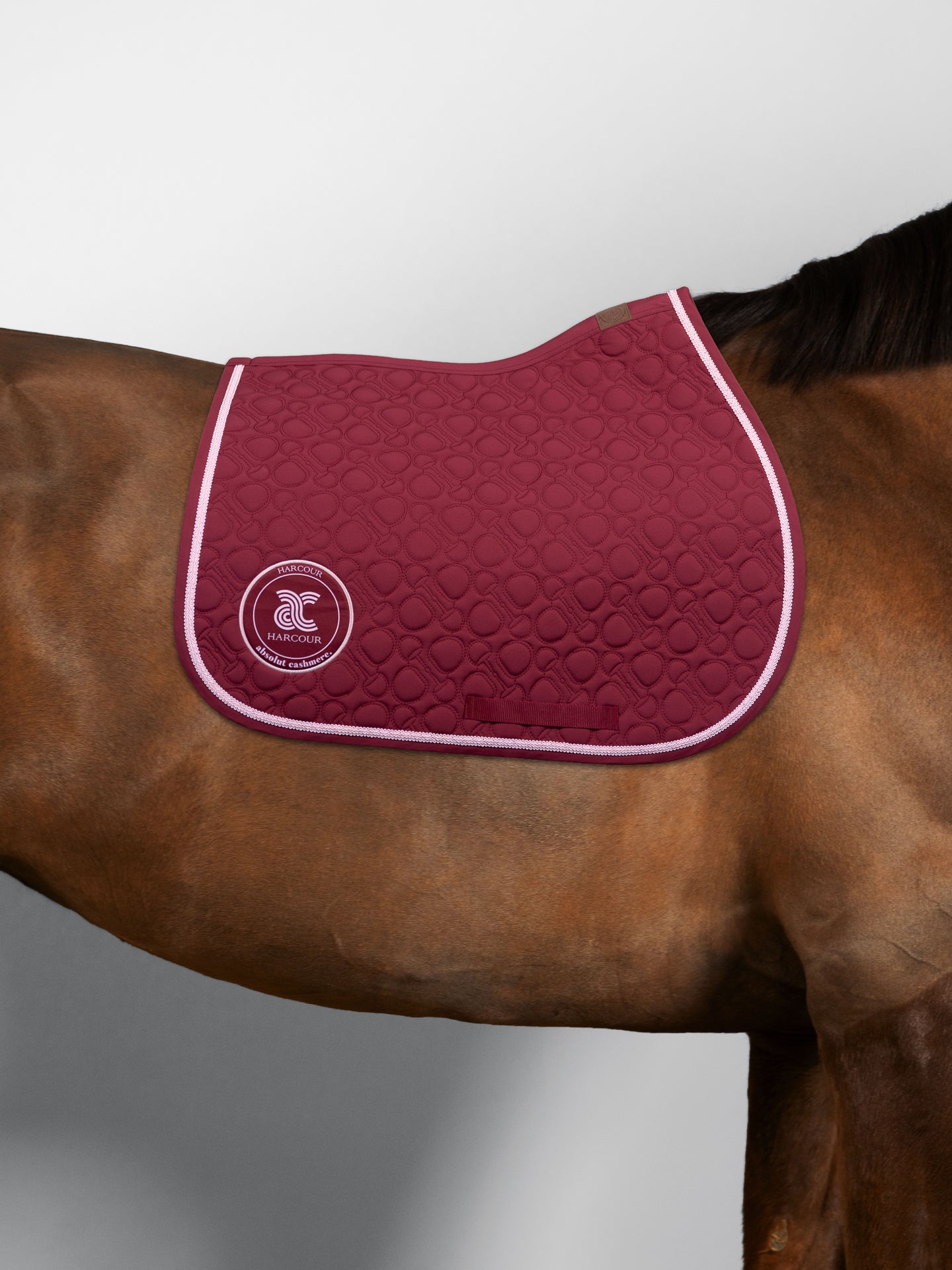 tapis de selle cadence - Intérieur coton - burgundy