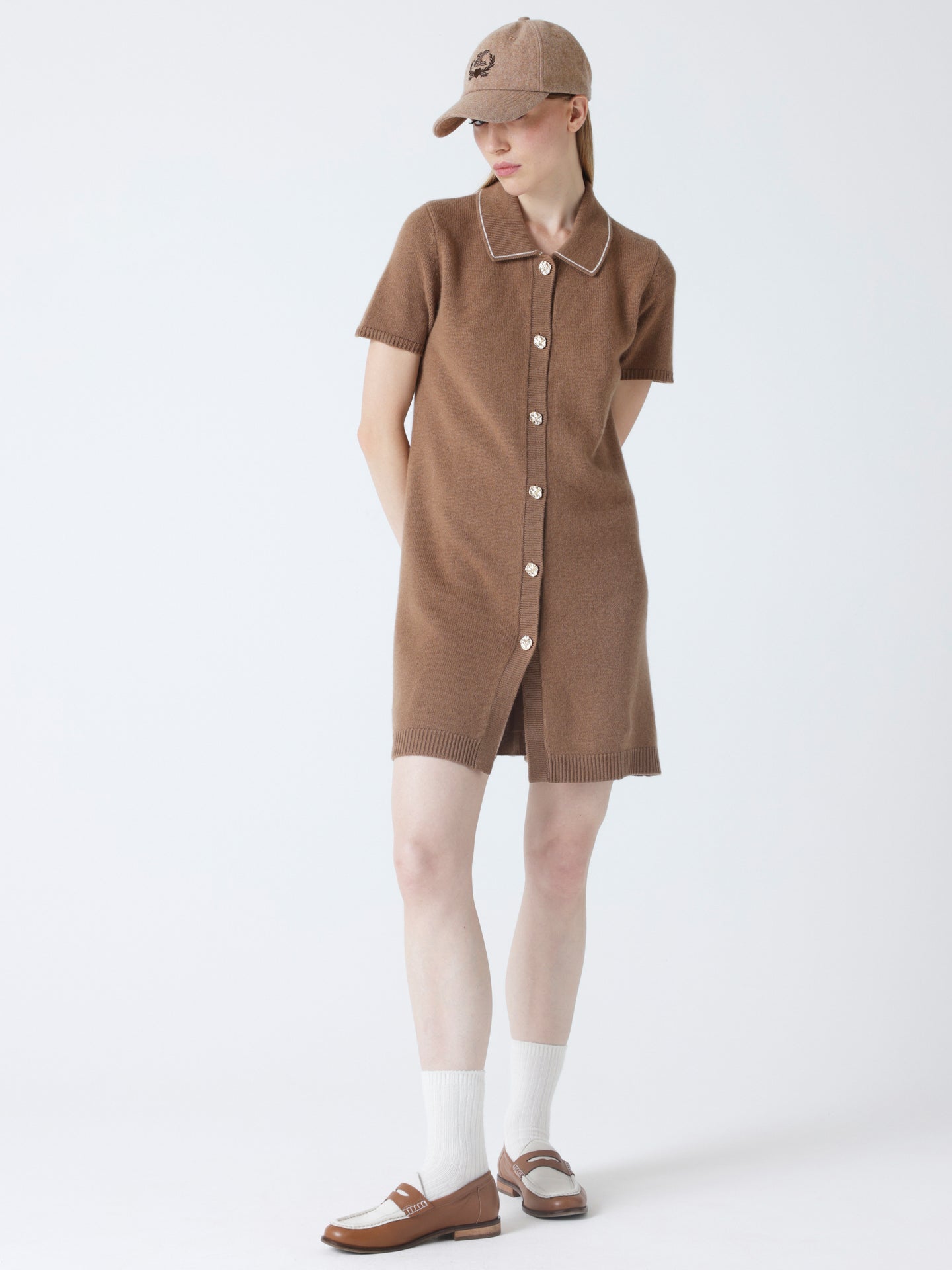 casquette - Casquette 100% laine - chestnut