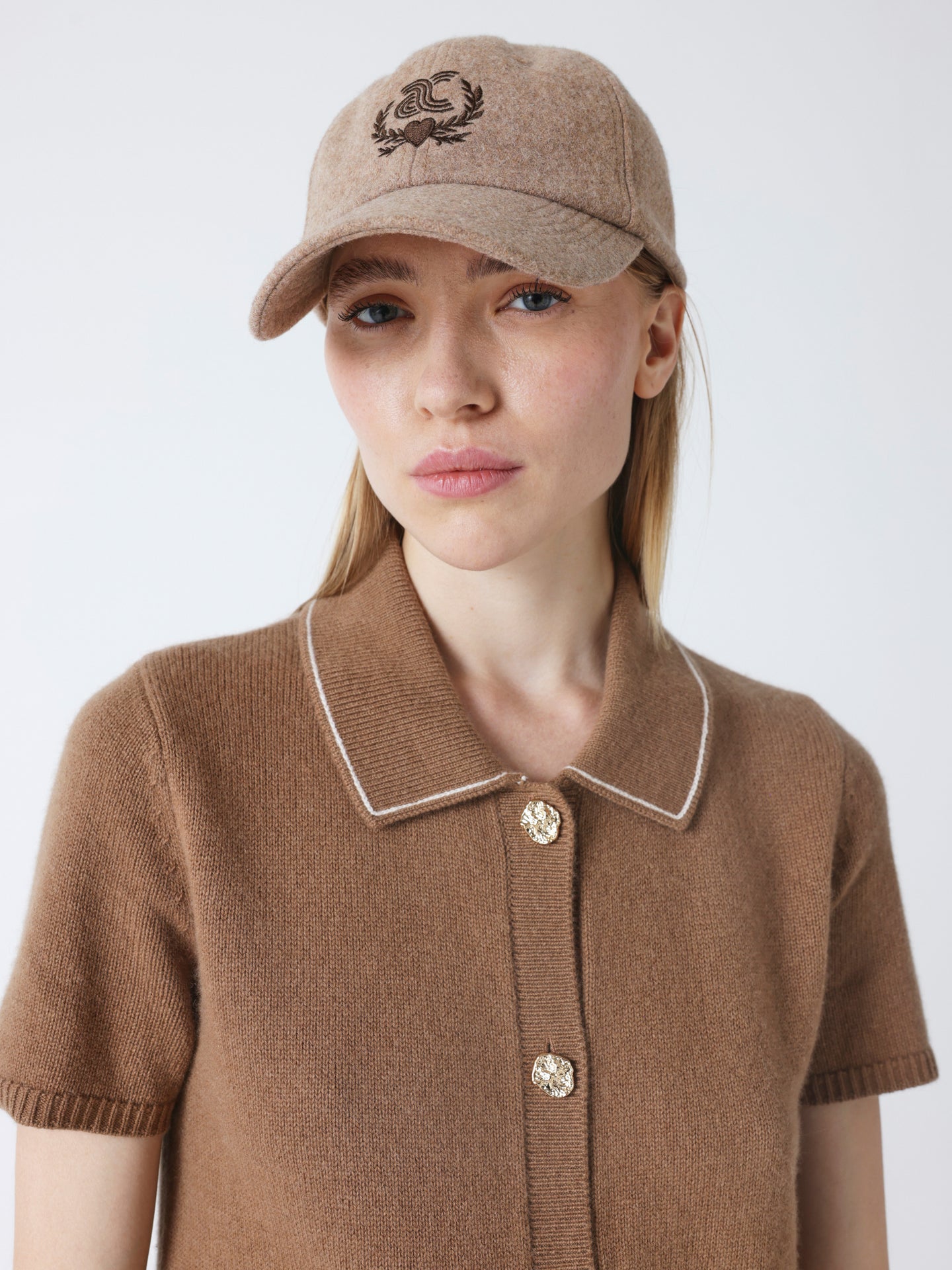 casquette - Casquette 100% laine - chestnut
