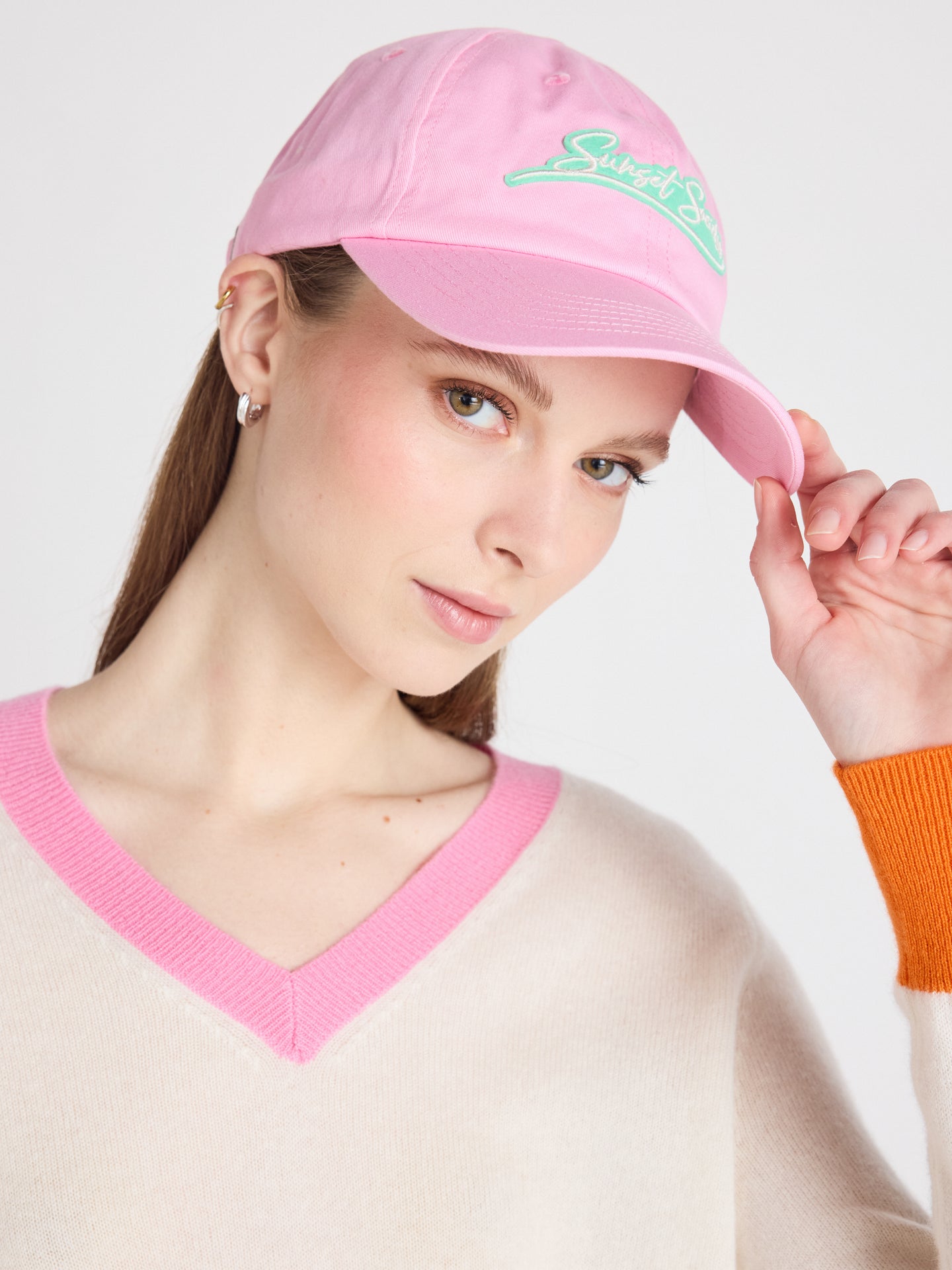 casquette boost - coton - pink