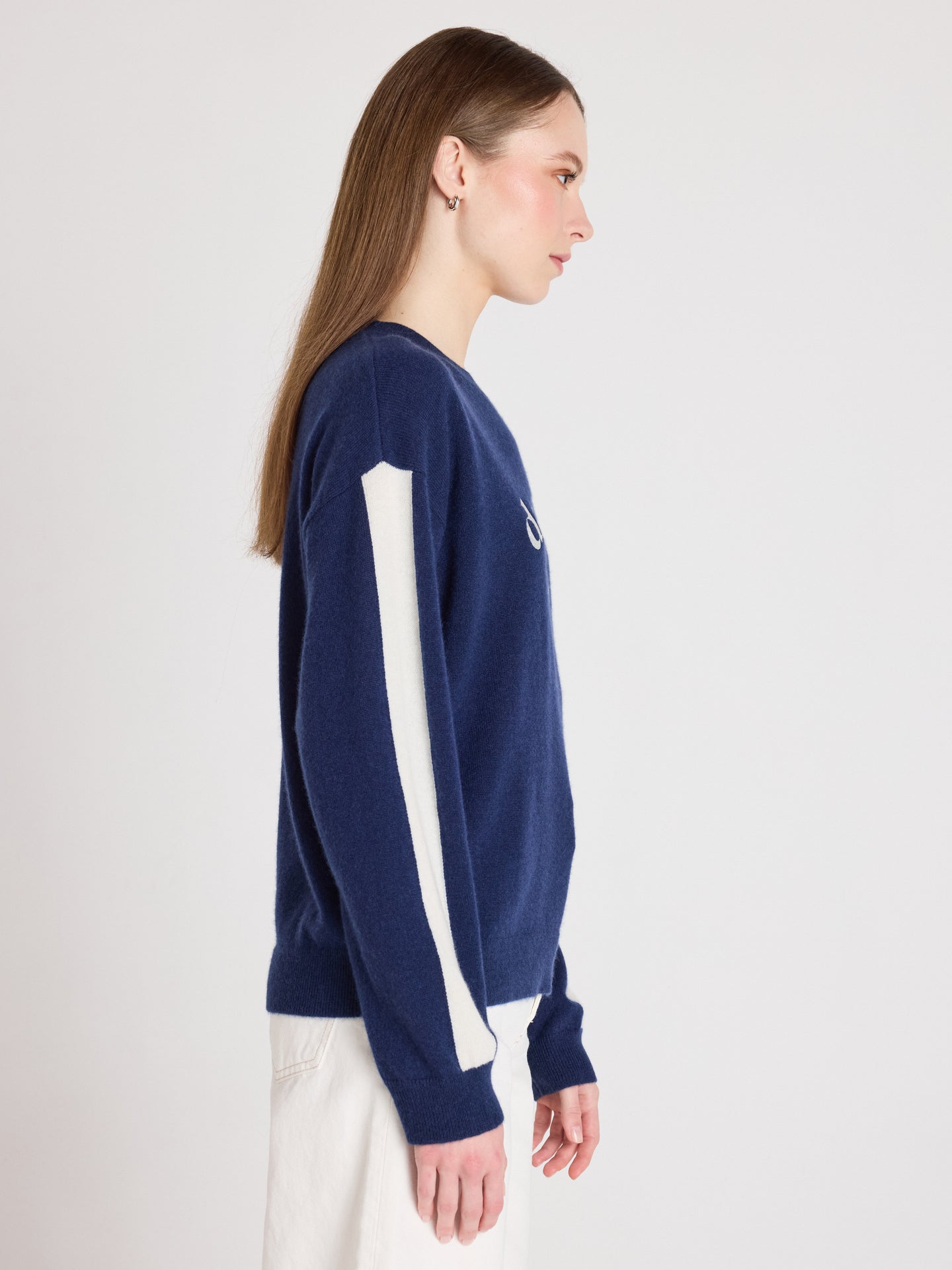 clubber - Pullover aus 100 % Kaschmir - Navy