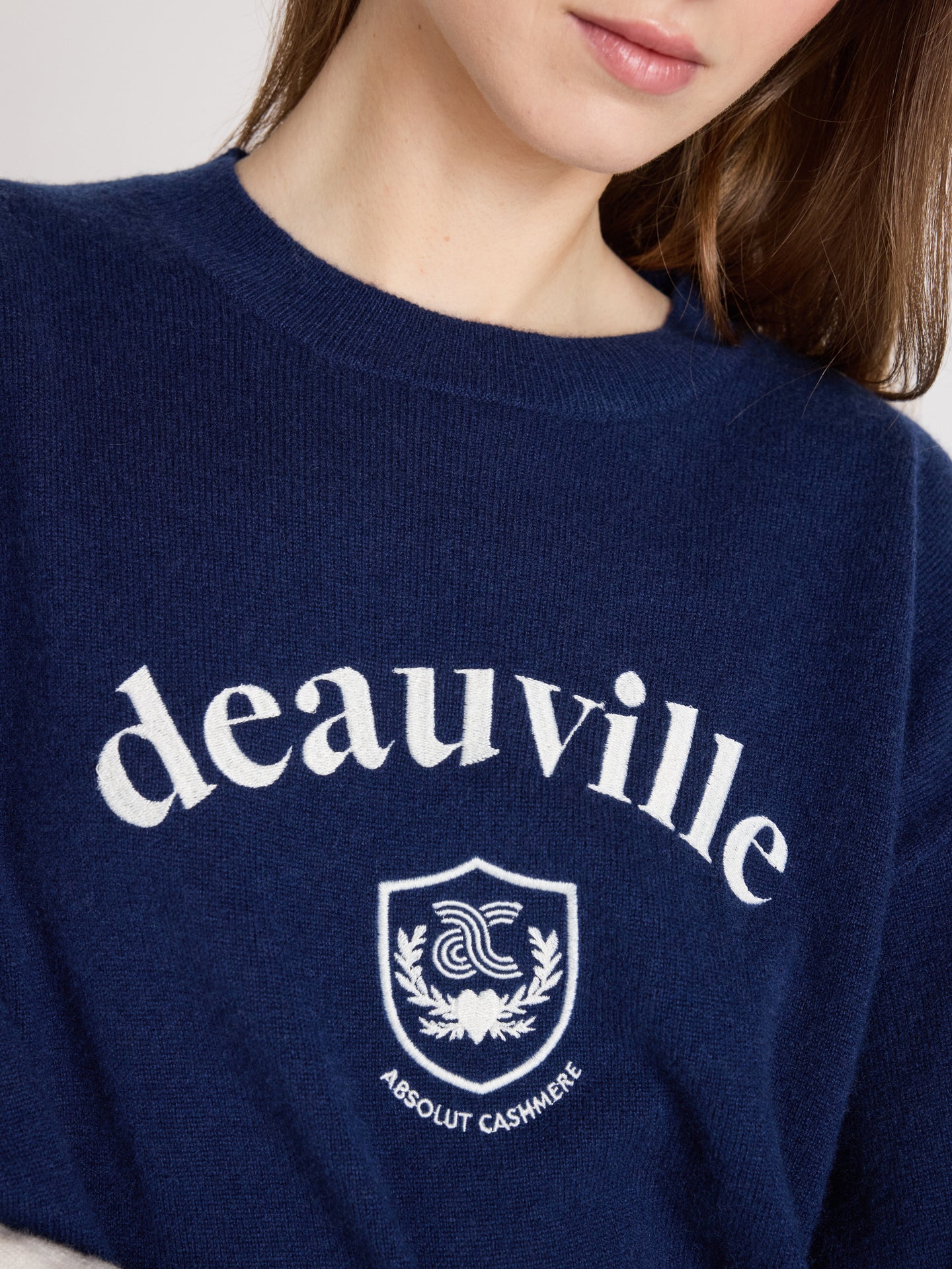 clubber - Pullover aus 100 % Kaschmir - Navy