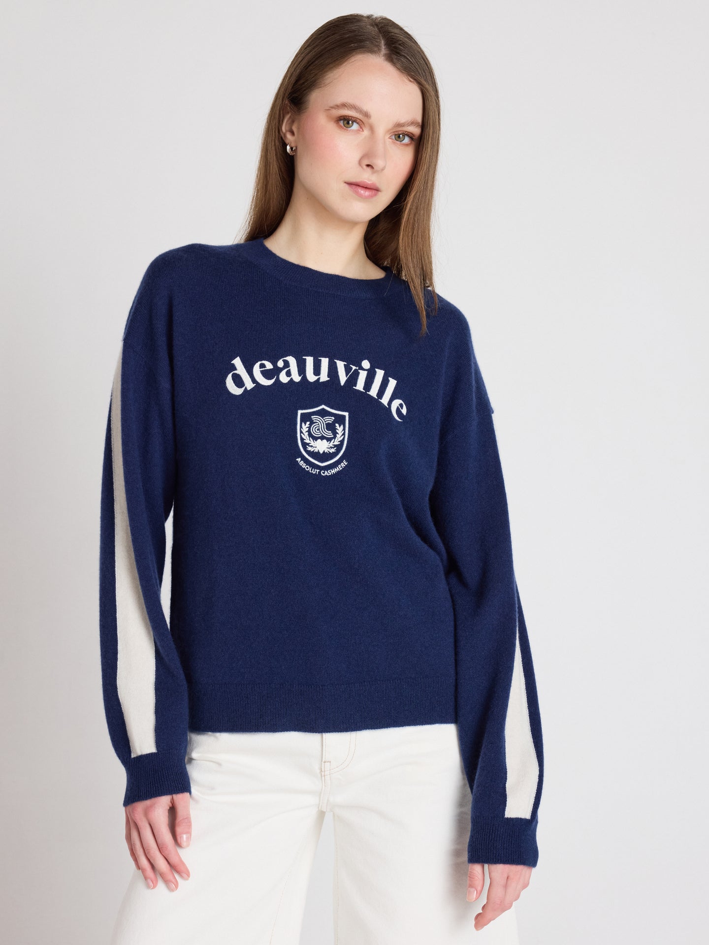 clubber - Pullover aus 100 % Kaschmir - Navy