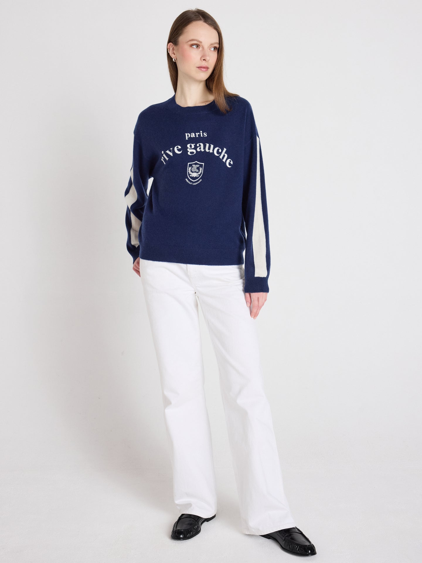 clubber - Pullover aus 100 % Kaschmir - Navy