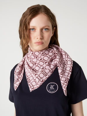 écharpe heritage - Cachemire - baby pink