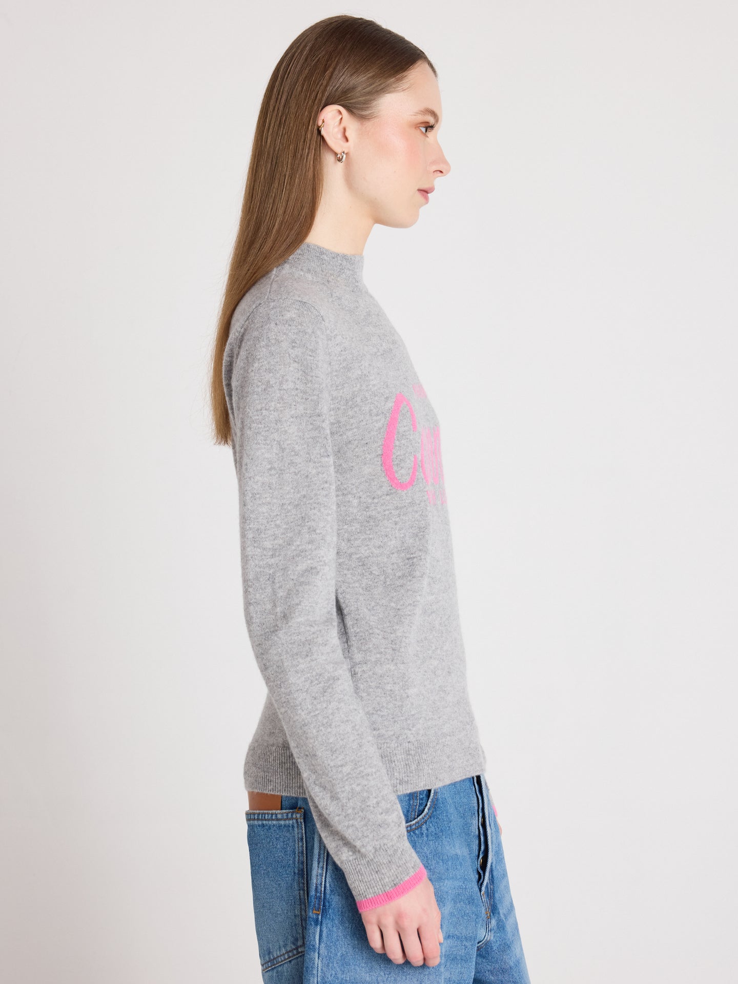 lover - Pullover aus 100 % Kaschmir - pink