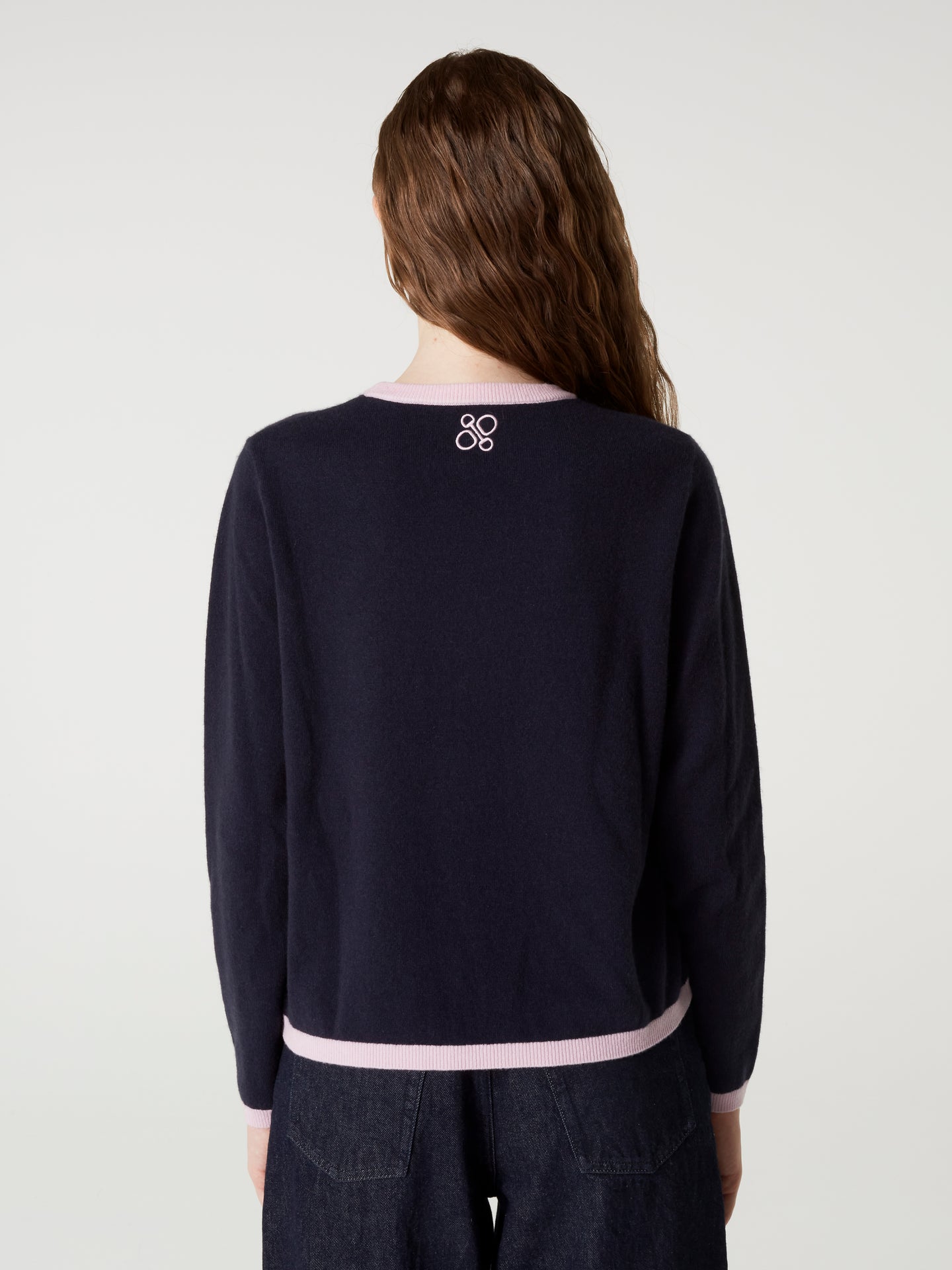 pull haras - Cachemire - navy