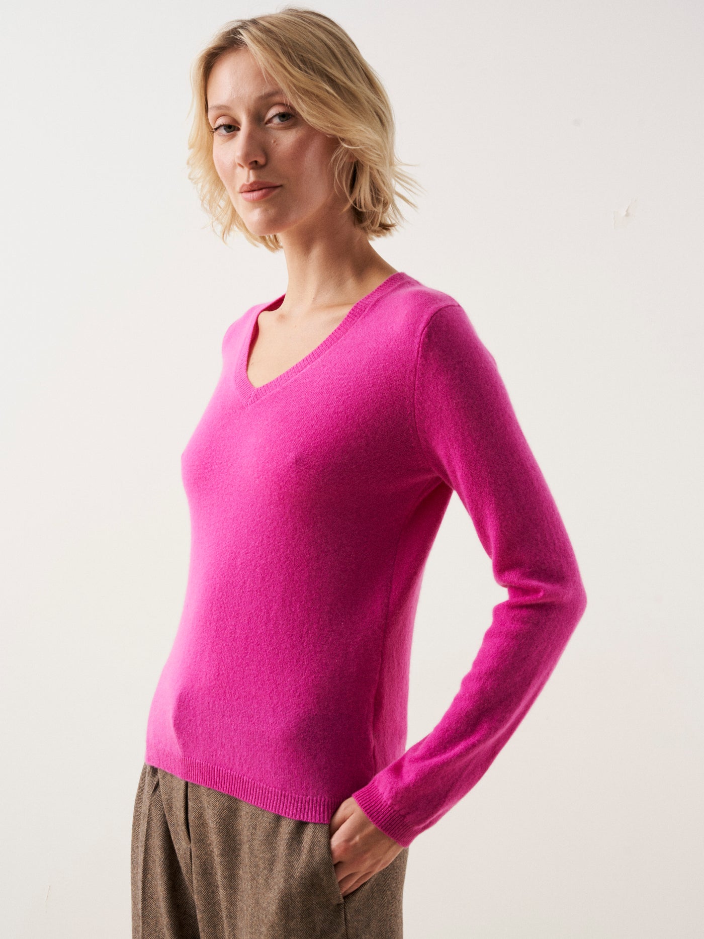 aife - Pull 100% cachemire - rosebud