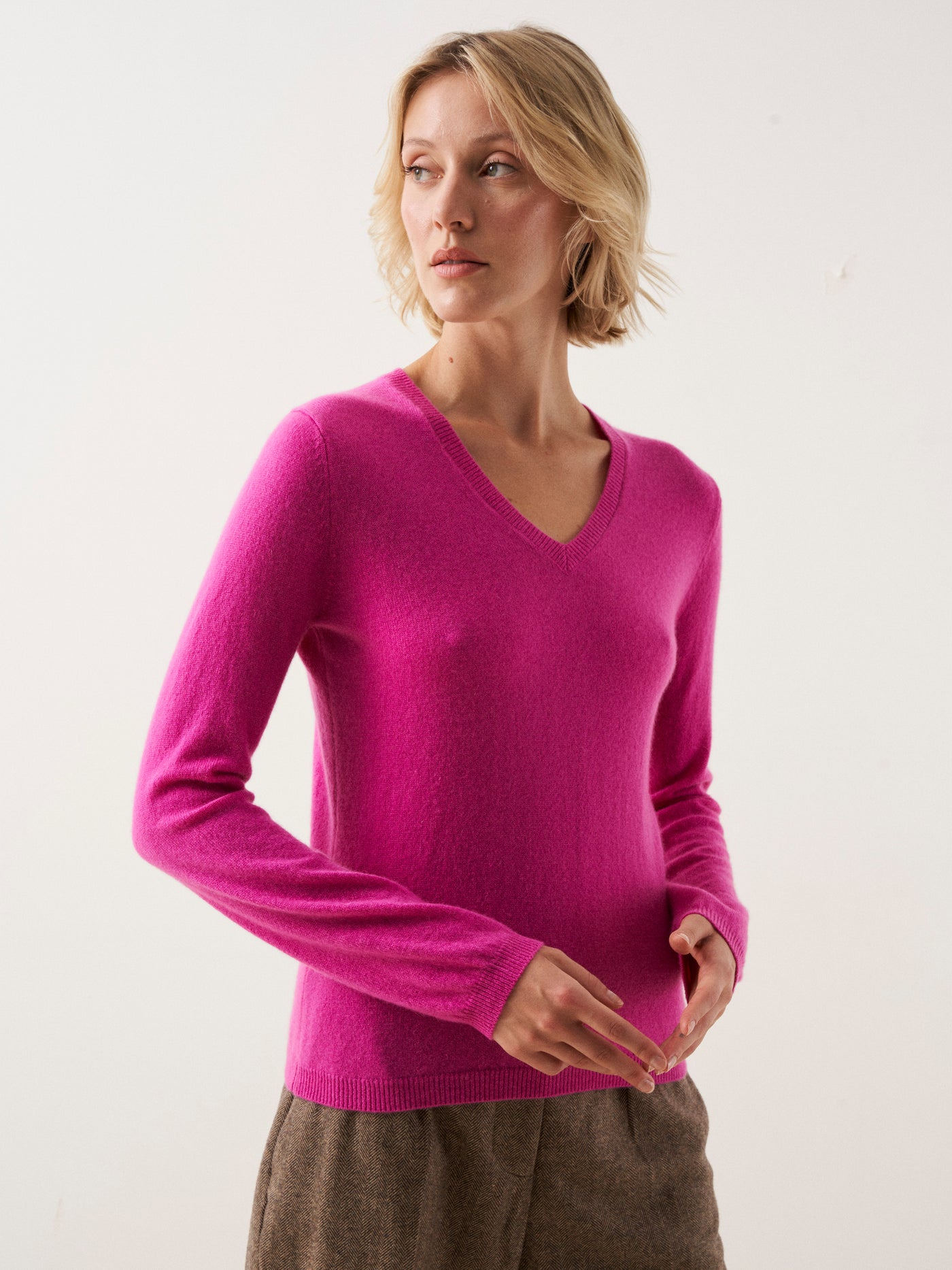 aife - Pull 100% cachemire - rosebud