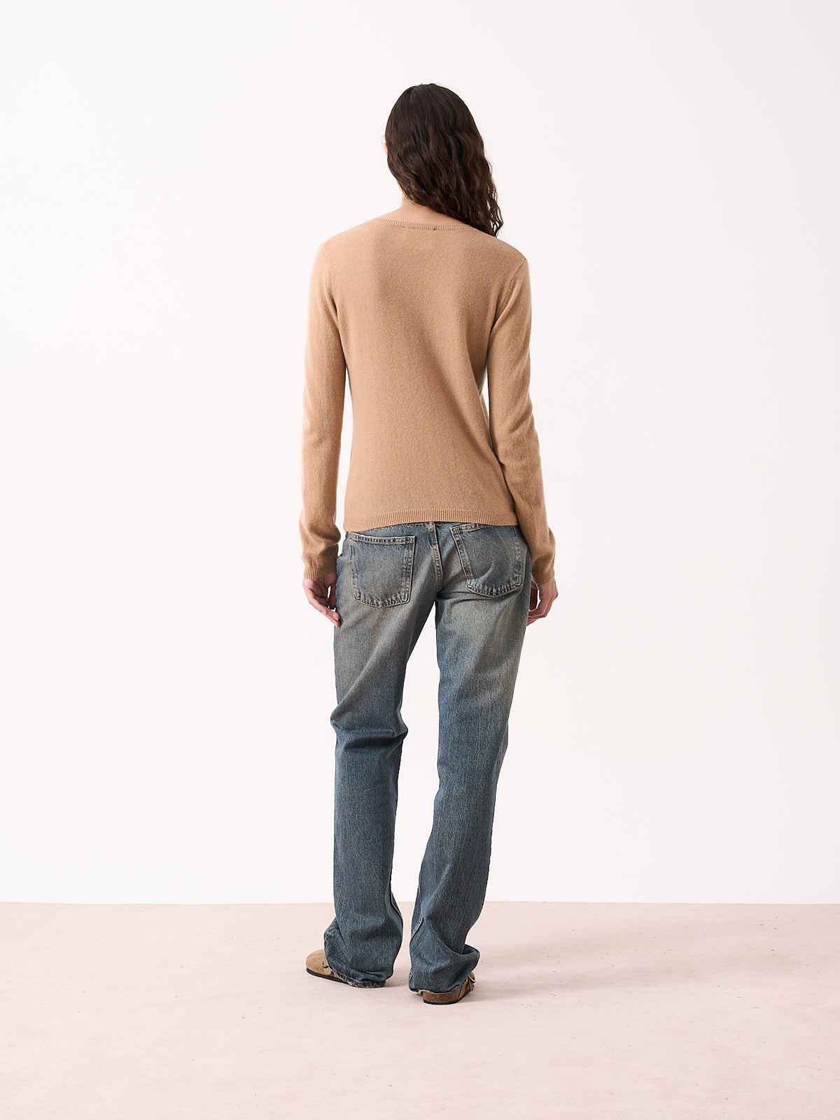 aife - Pull 100% cachemire - toffee