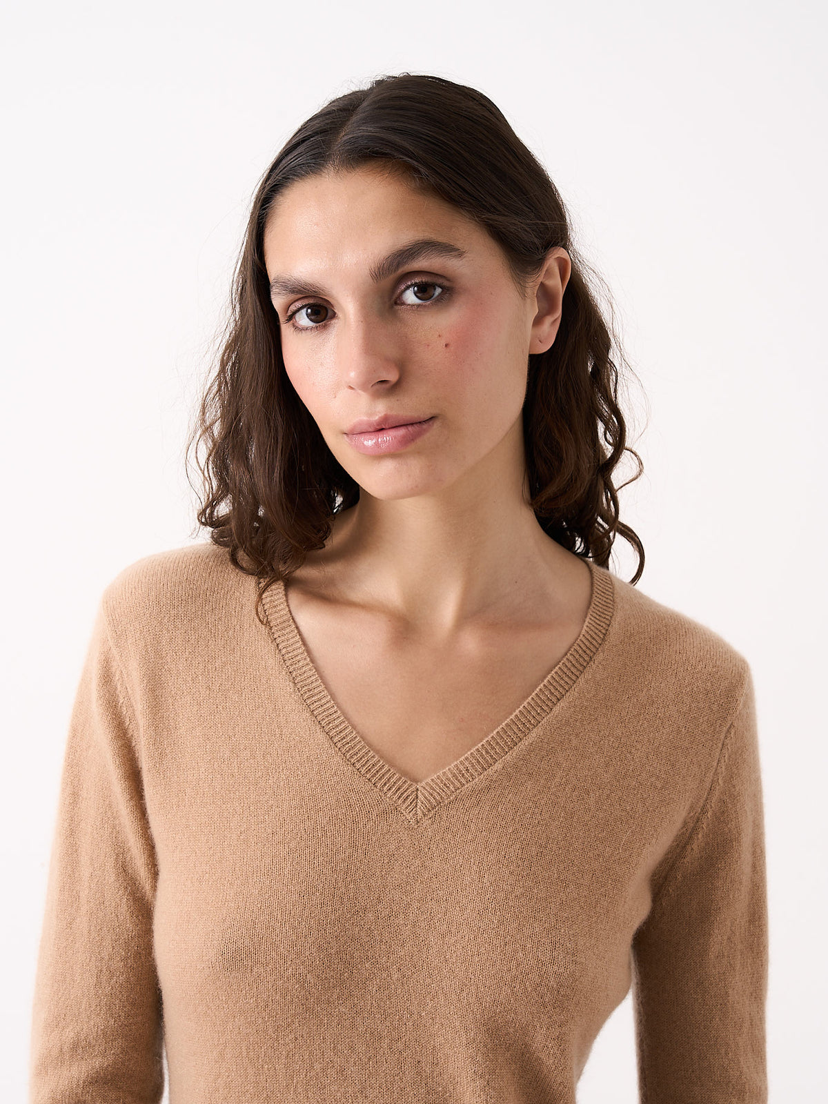 aife - Pull 100% cachemire - toffee