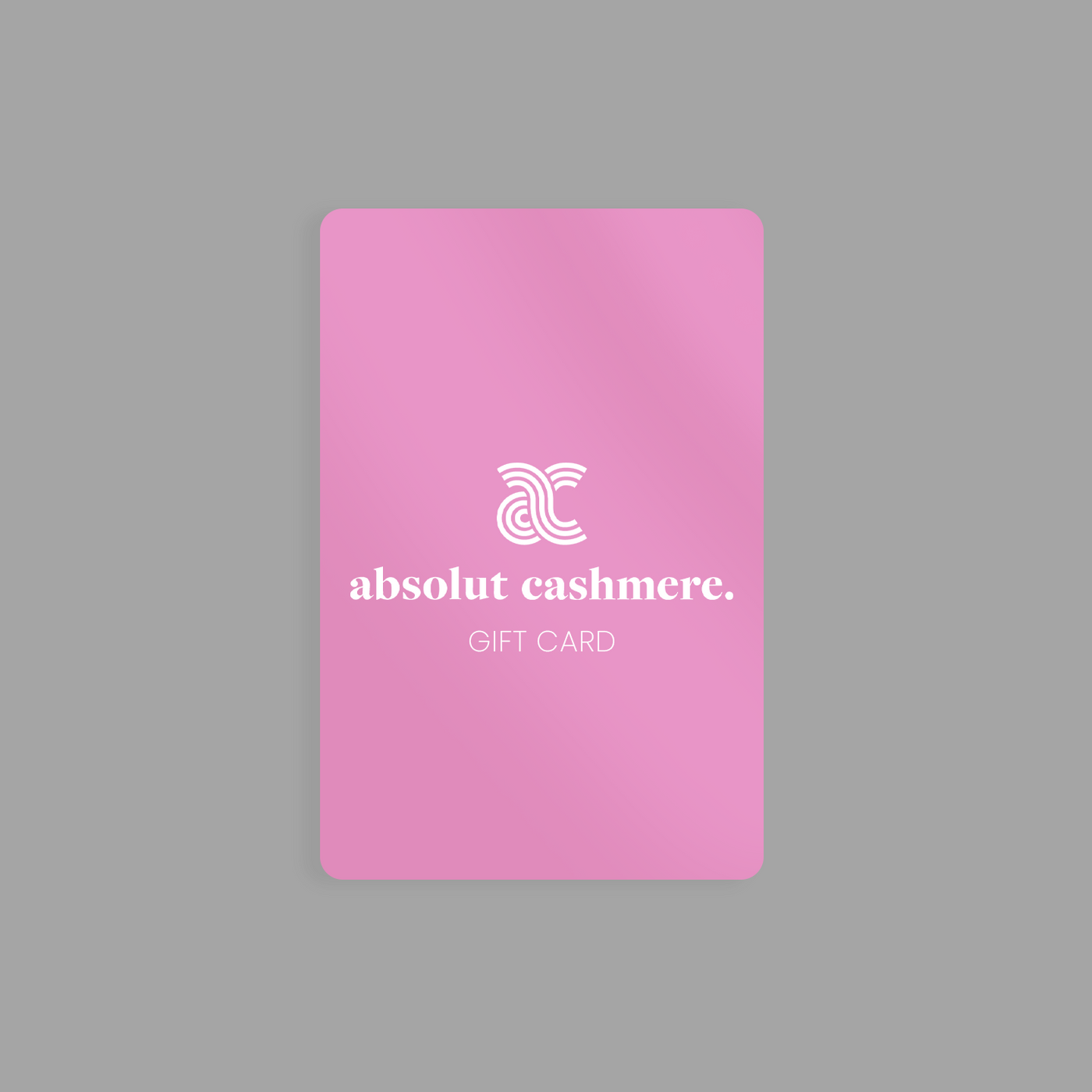 E-carte cadeau absolut cashmere