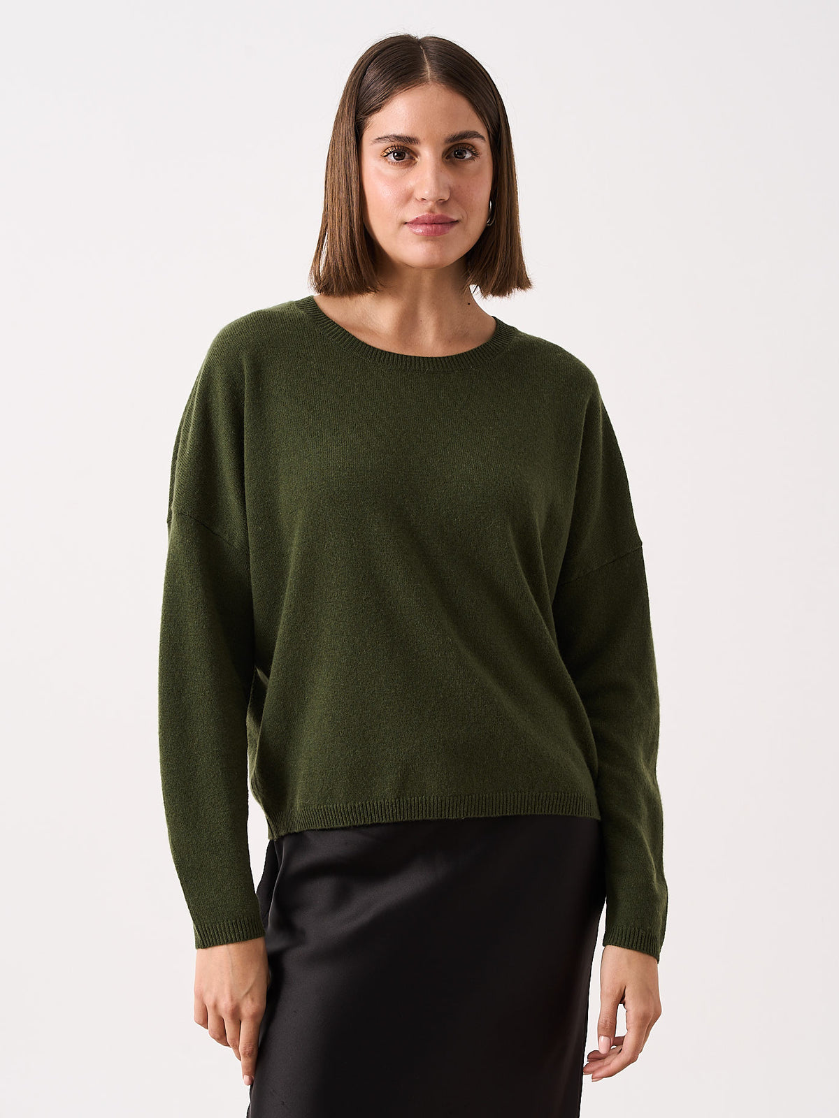 kaira - Pull col rond 100% cachemire - artichoke