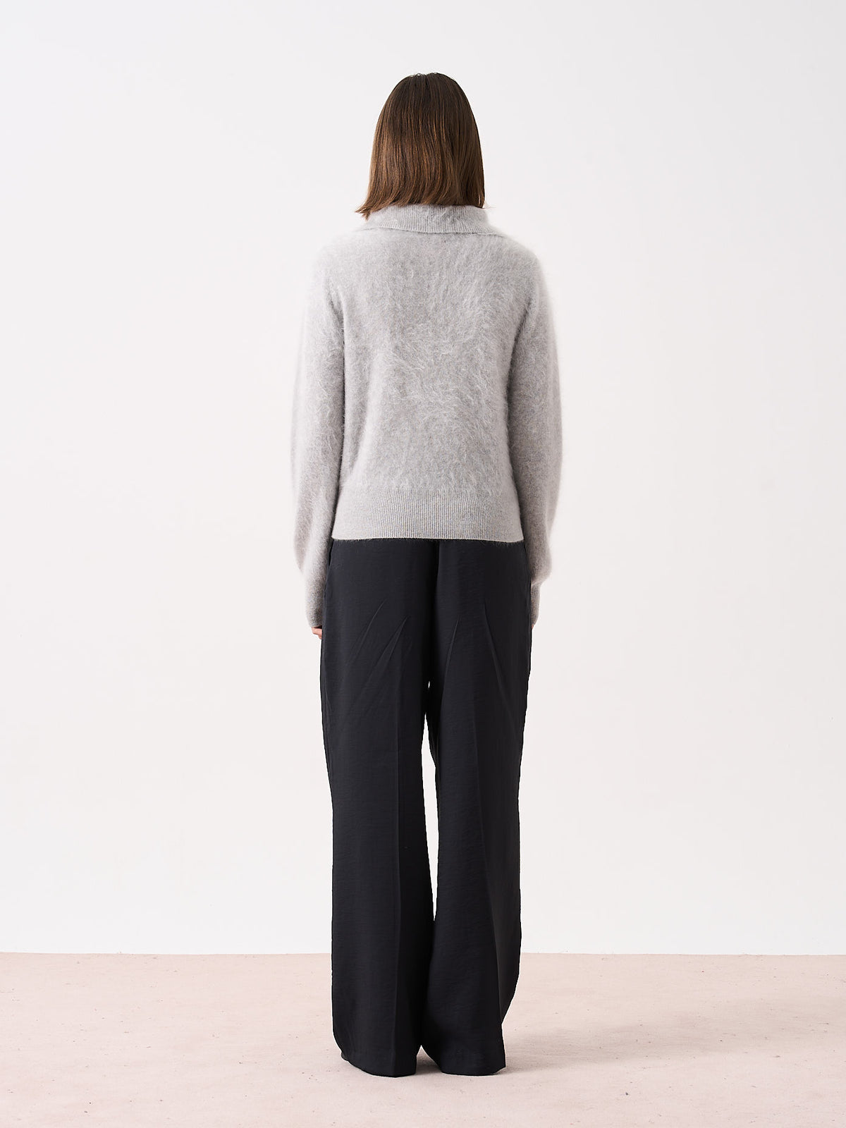 nena - Pull en cachemire brossé - light grey