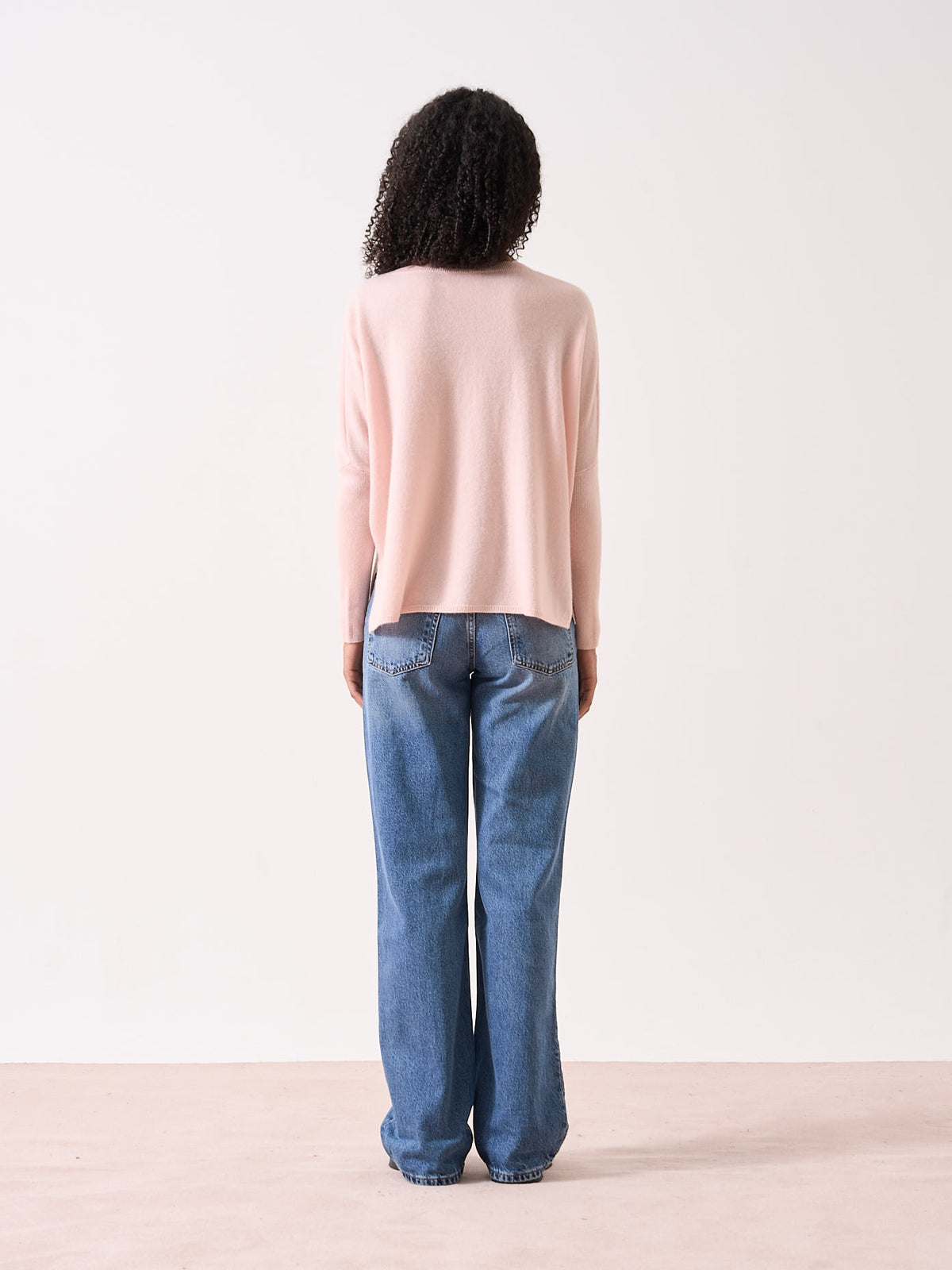 camille - Pull poncho en cachemire - camelia