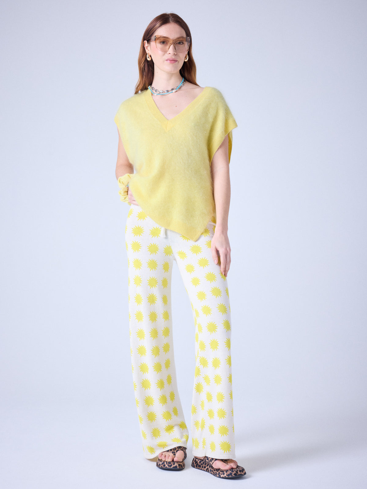 selena - pull en cachemire brossé - corn