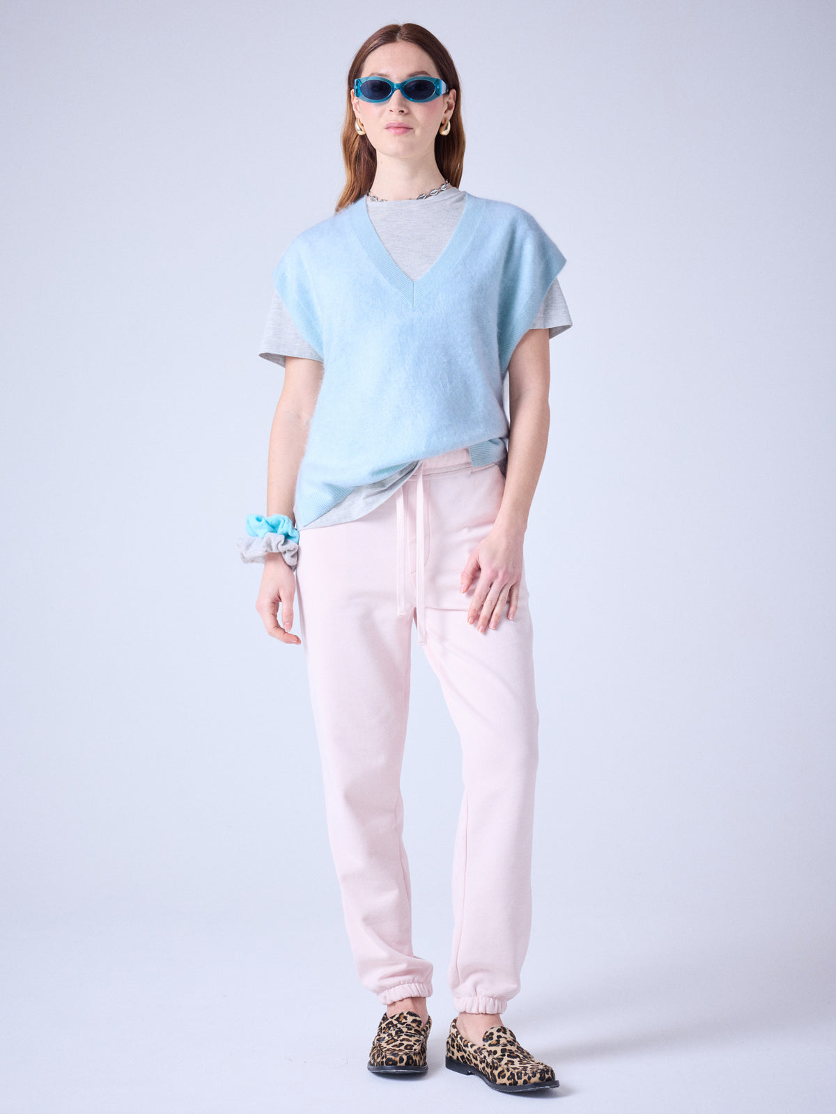 selena - pull en cachemire brossé - jade