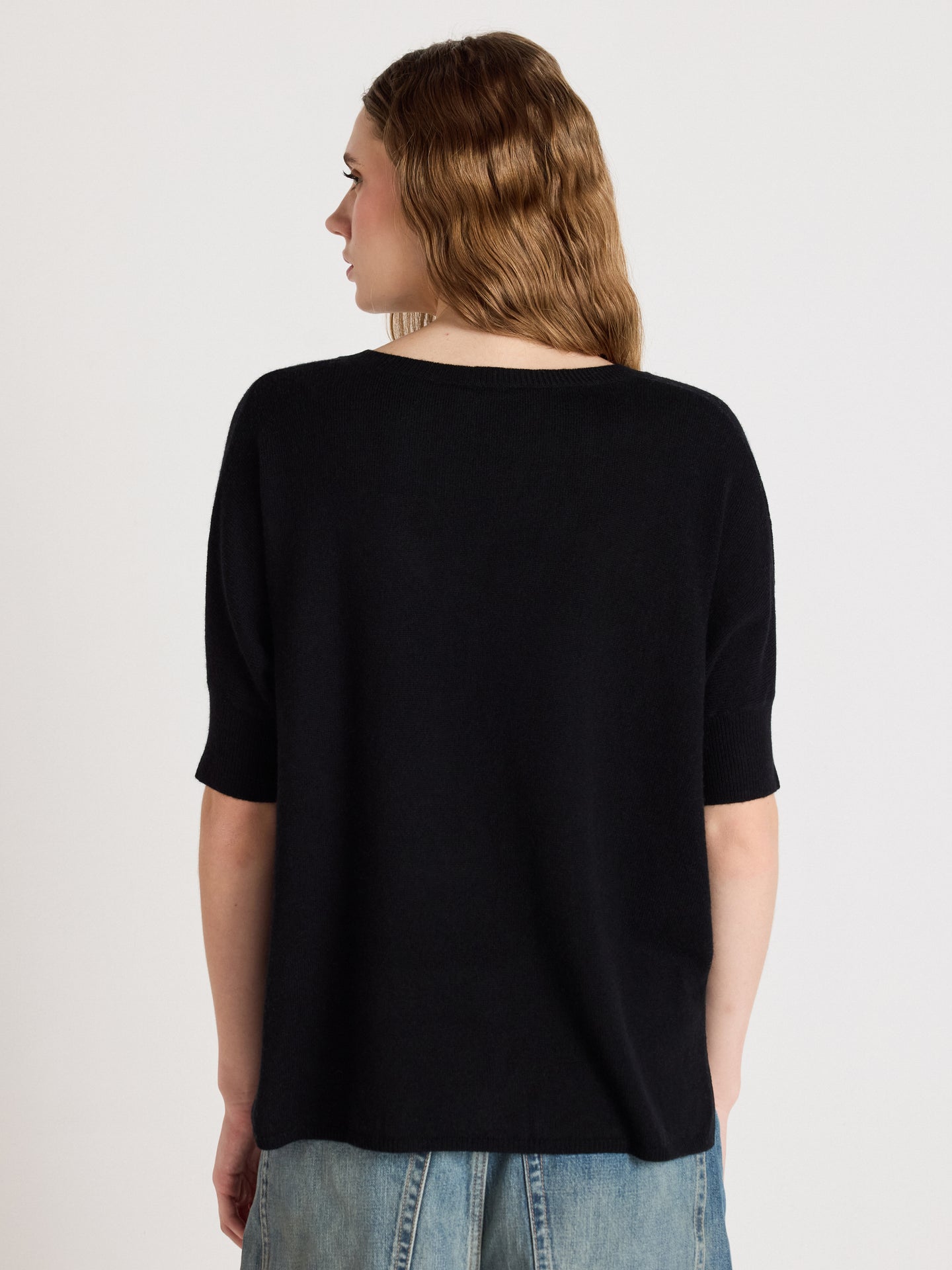 ponchotrui kate - kasjmier - black