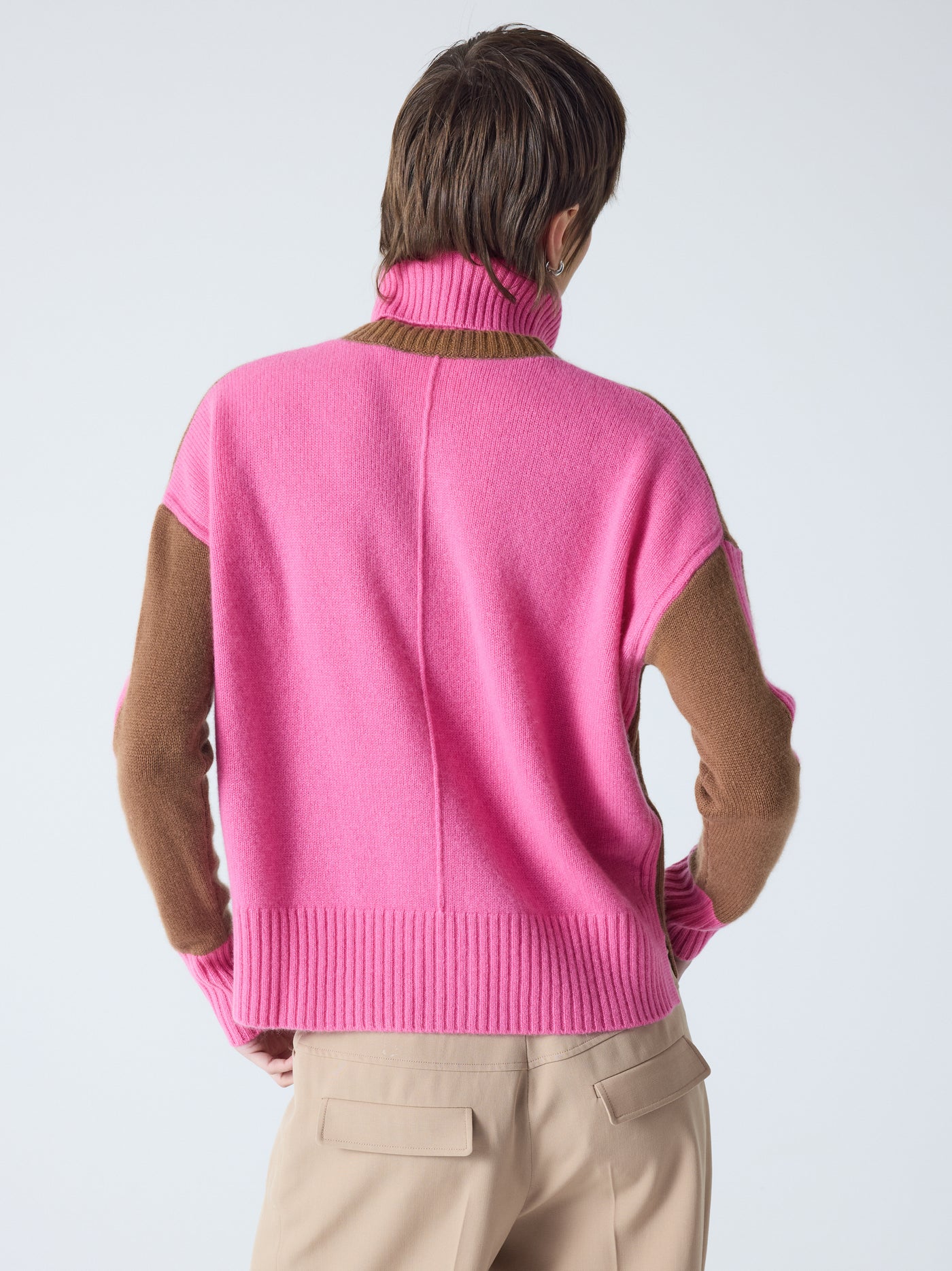 Candace - Abnehmbarer Rollkragenpullover - mocha
