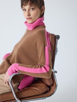candace jumper - 4-ply cashmere - mocha