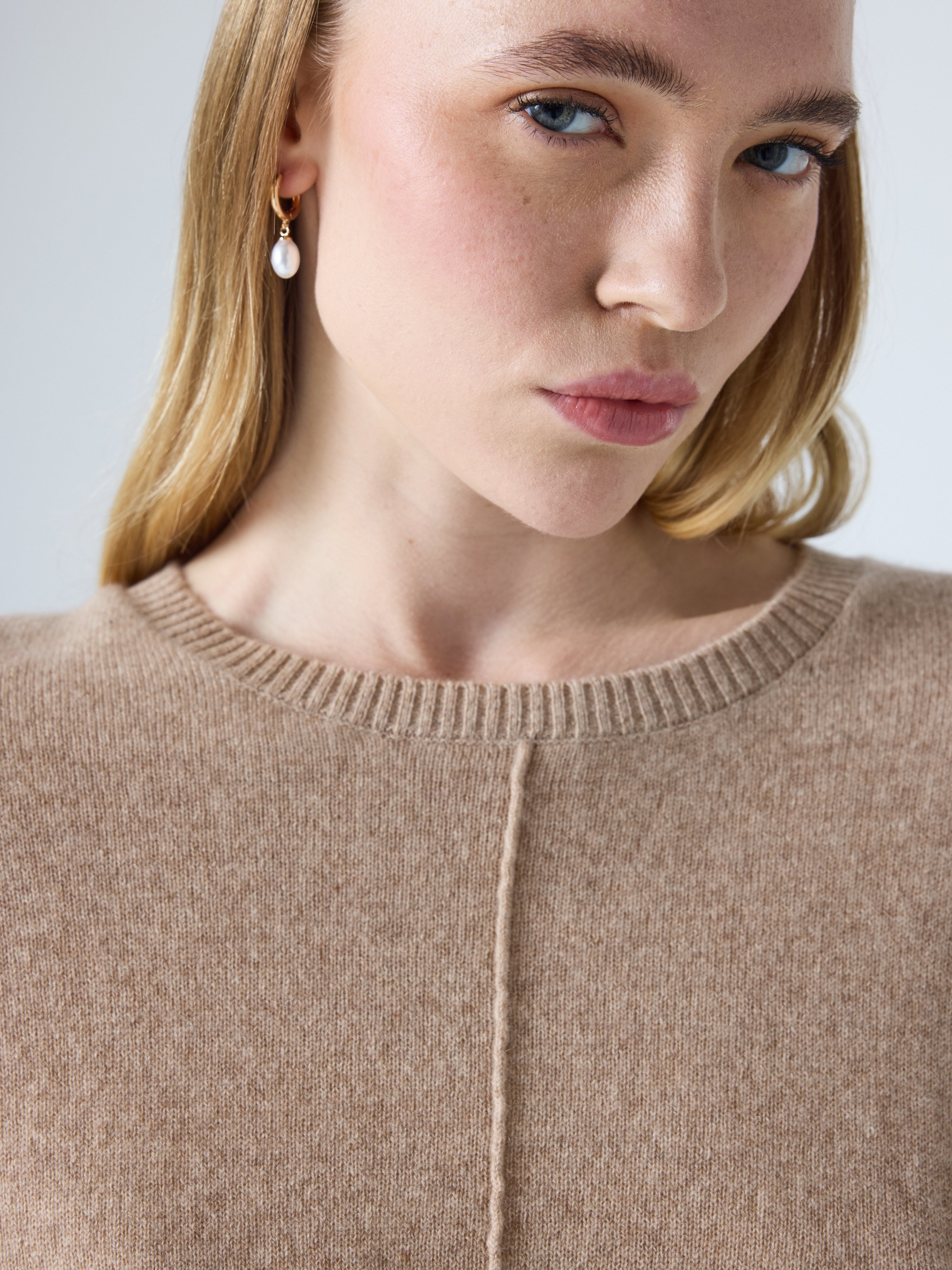 kenza - Oversized cashmere sweater - chestnut | Absolut Cashmere