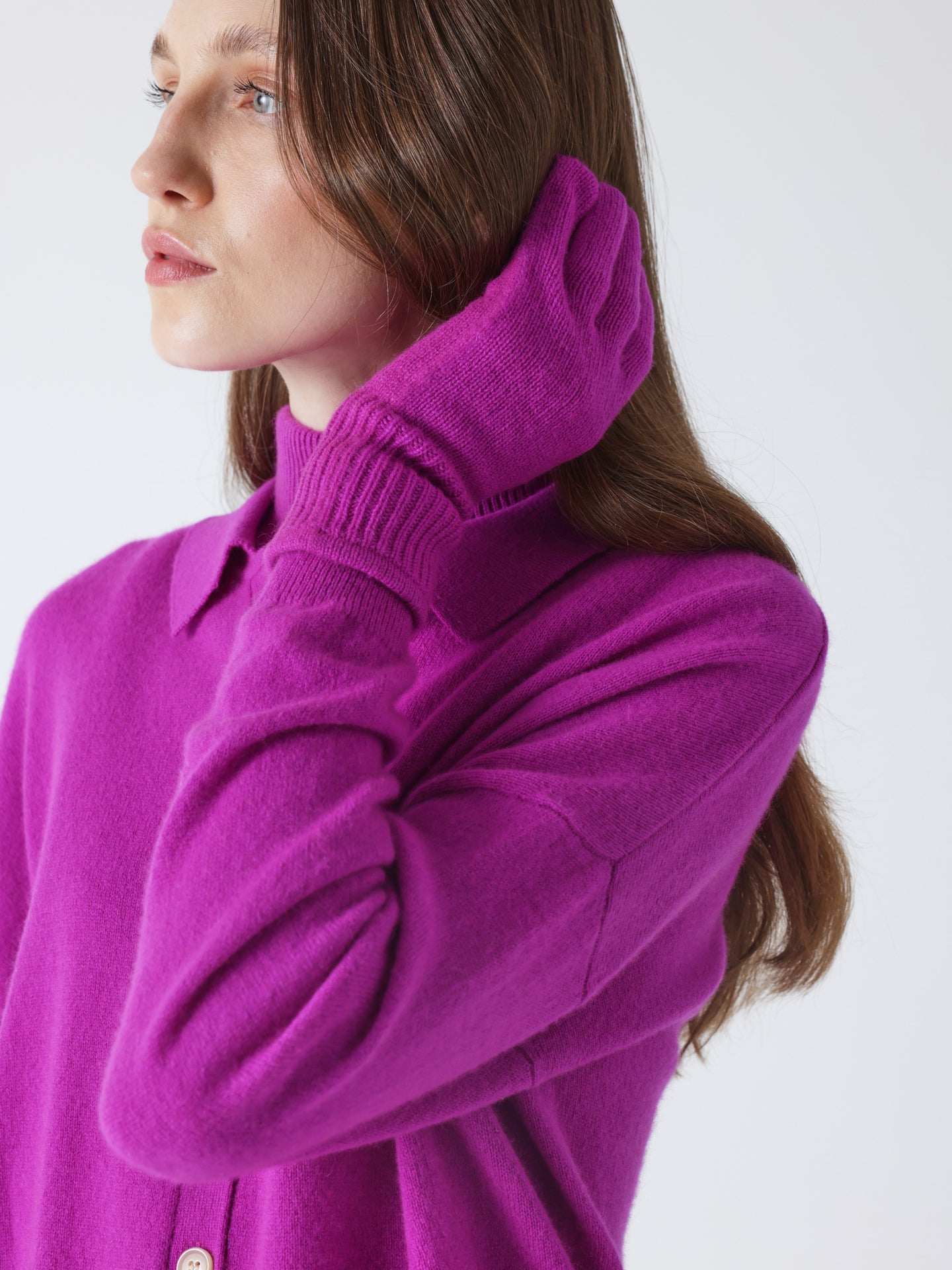 lorenza - Guanti 100% cachemire - neon viola