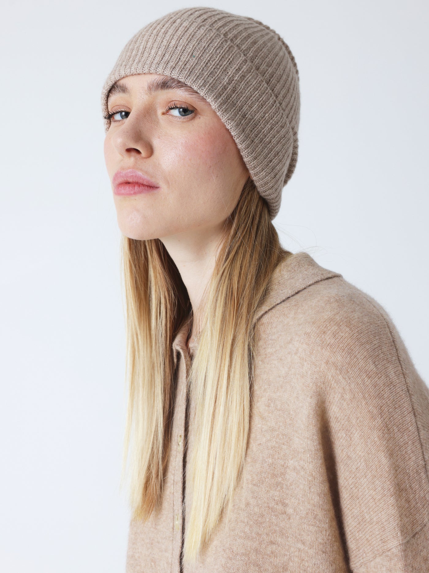 maeve - Bonnet 100% cachemire - chestnut