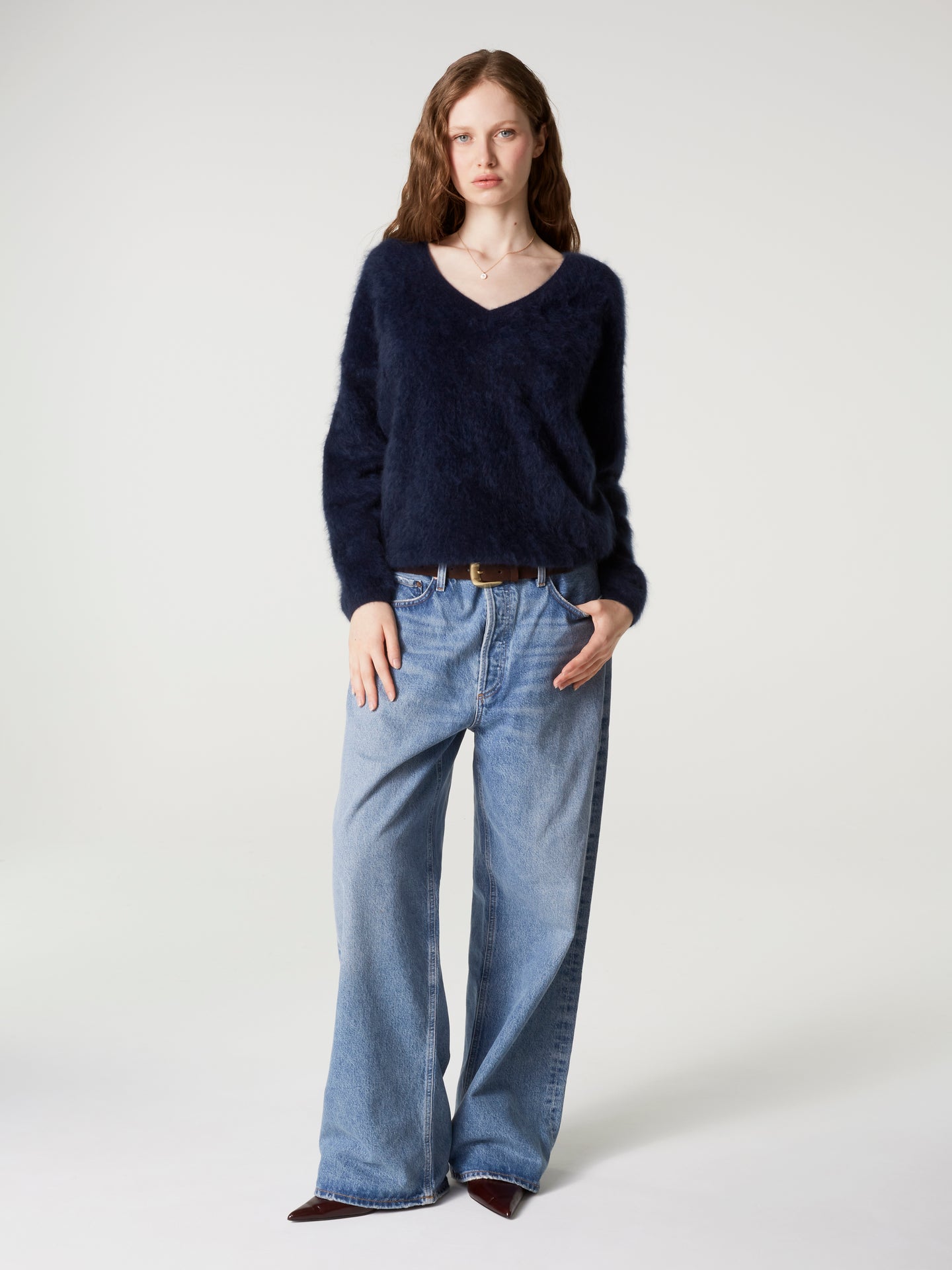 pull soeli - cachemire brossé - navy