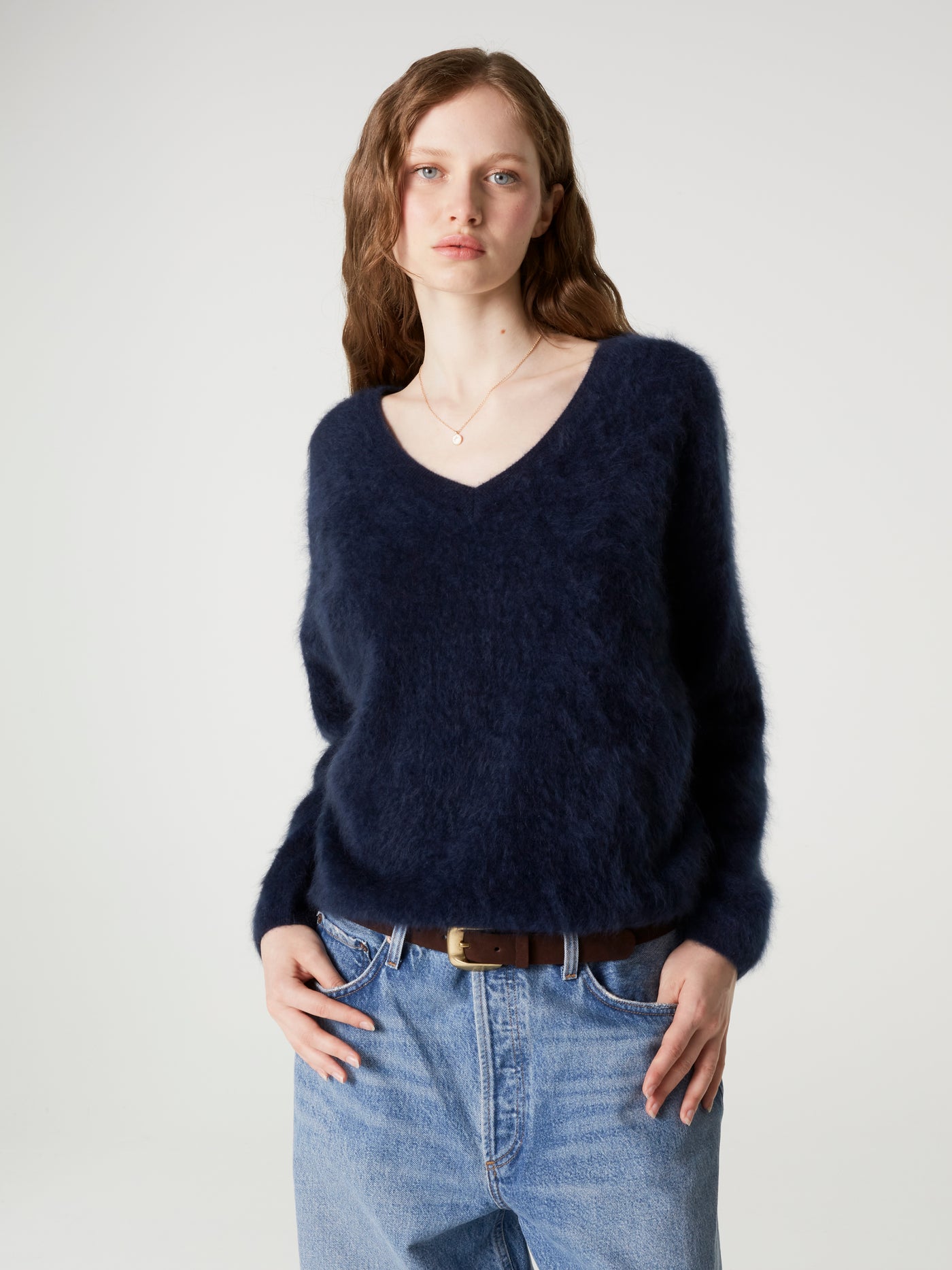 pull soeli - cachemire brossé - navy