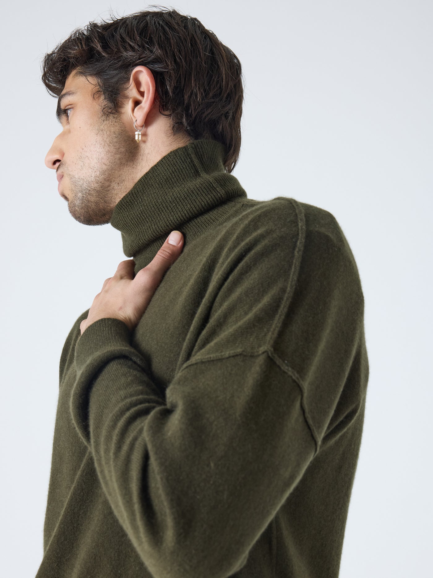 owen - Coltrui 100% kasjmier - forest