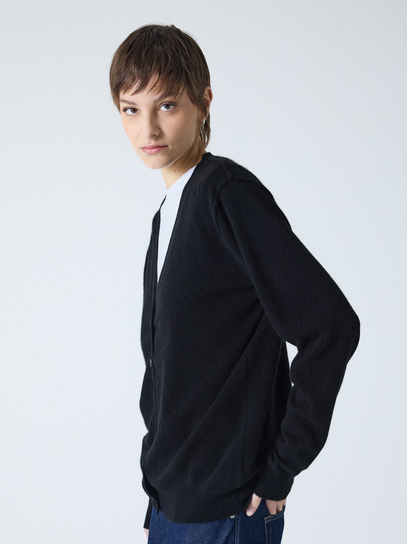 wyatt - Gilet 100% cachemire - zwart