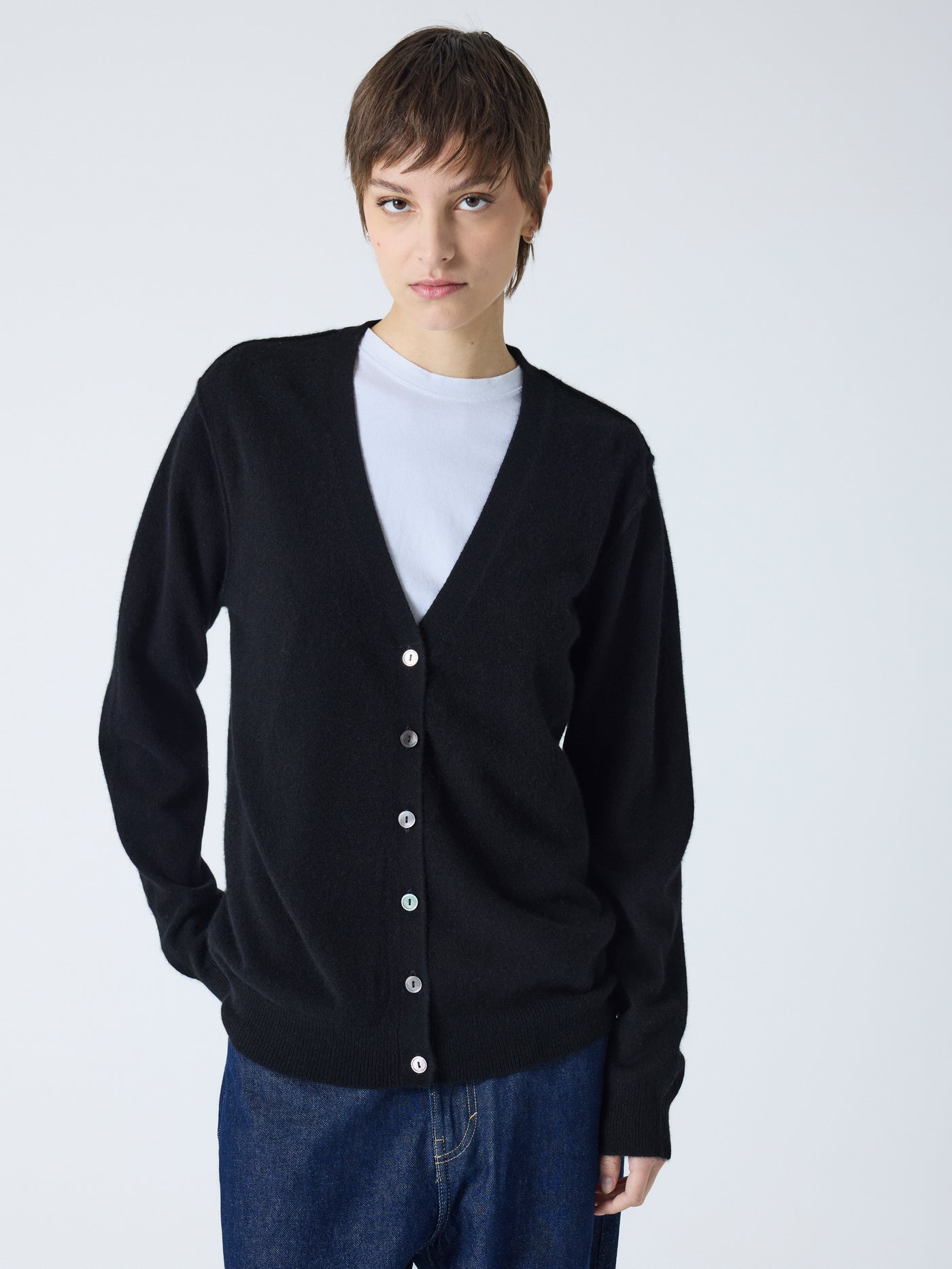 wyatt - Gilet 100% cachemire - zwart