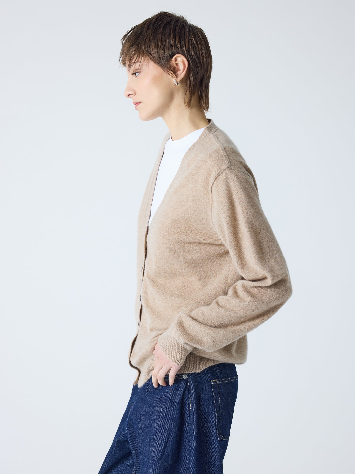 wyatt - Gilet 100% cachemire - Chestnut