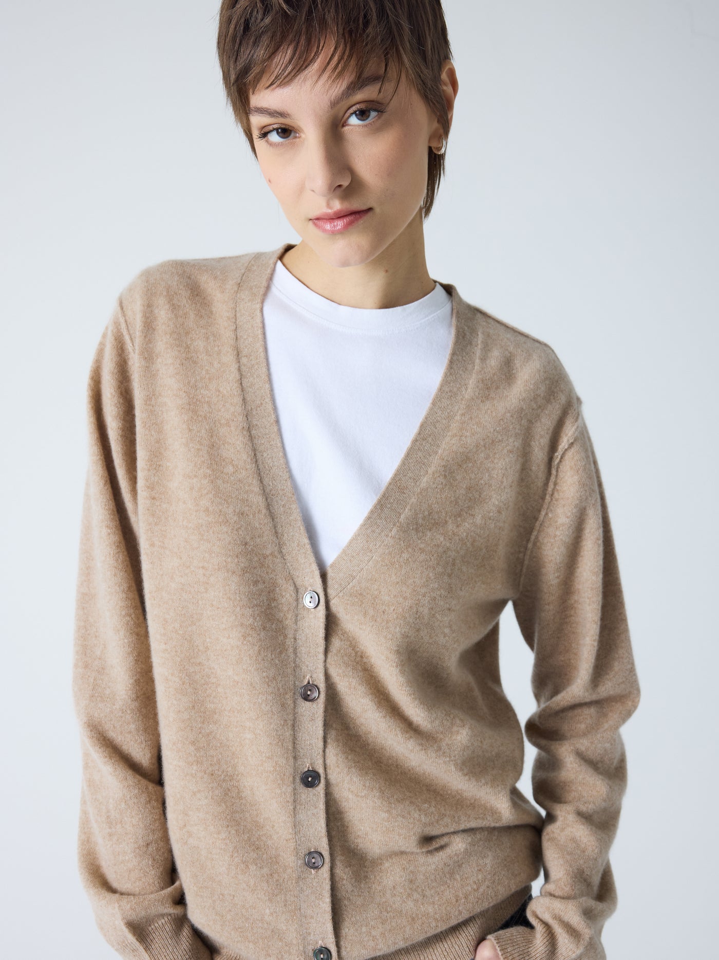 wyatt - Gilet 100% cachemire - Chestnut