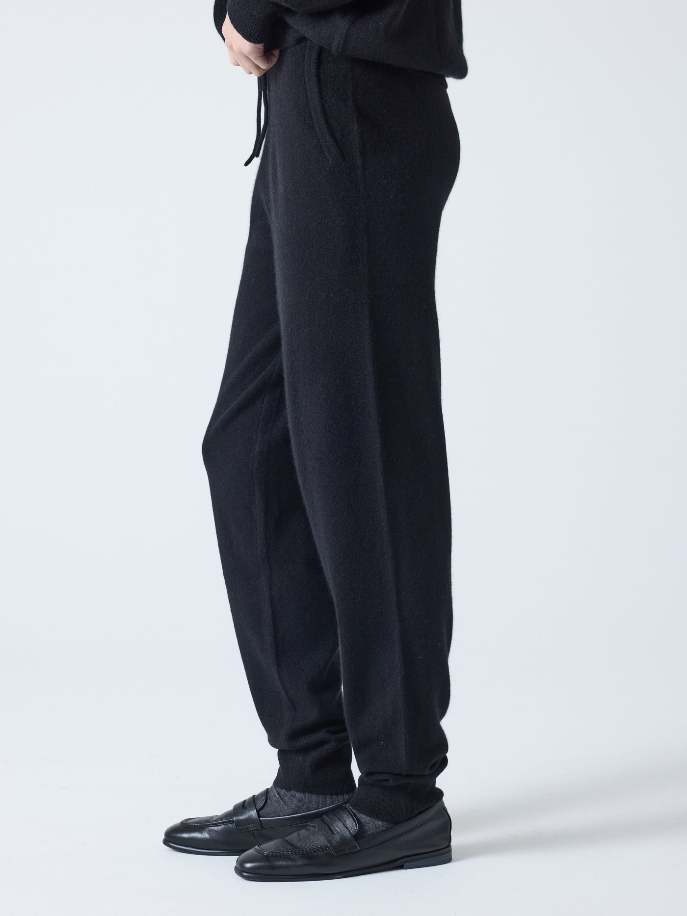 andrew - Jogging 100% cachemire - black
