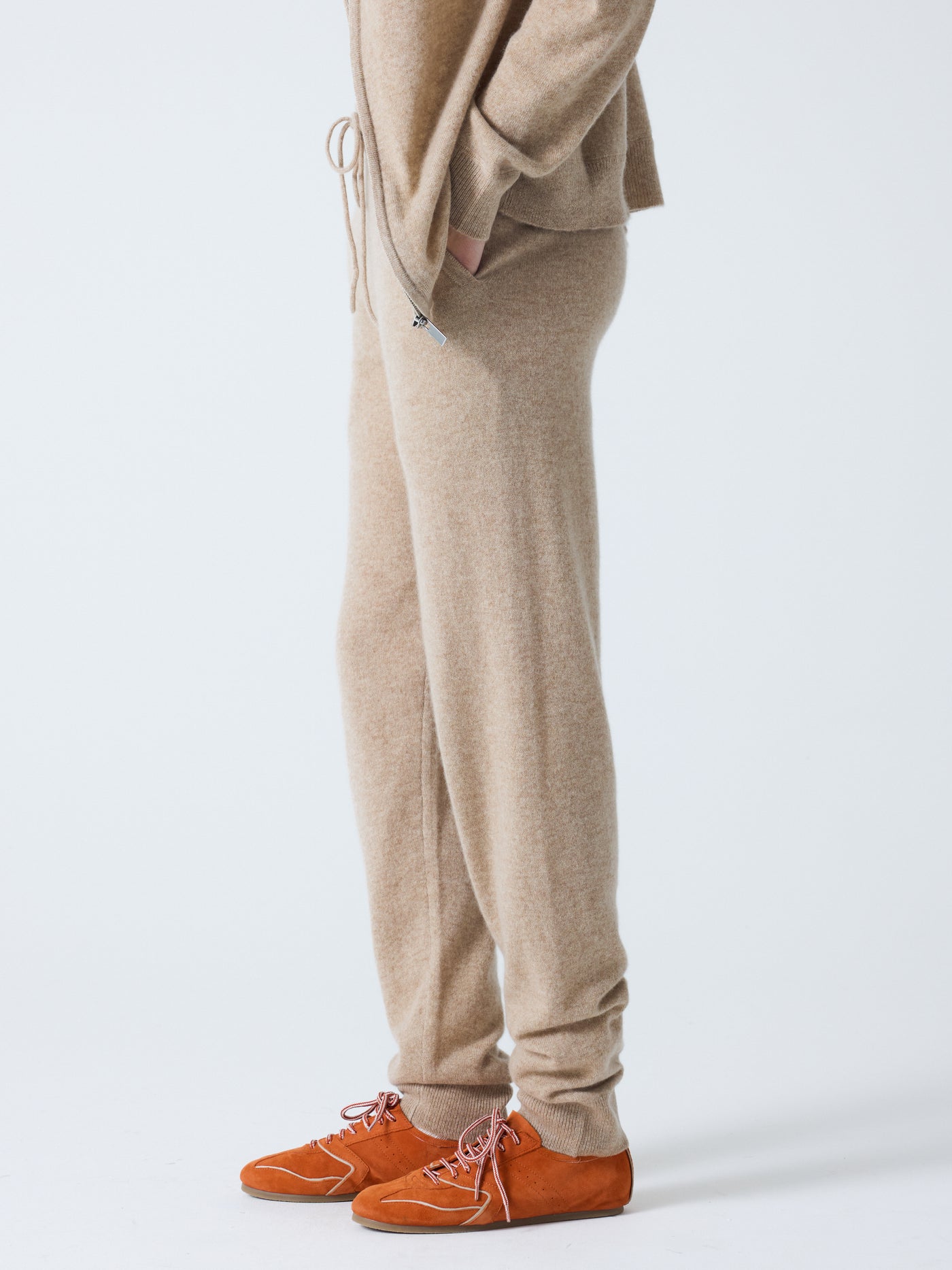 andrew - Jogging 100% cachemire - chestnut