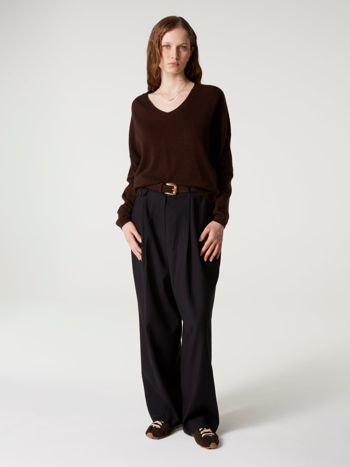pull alicia - Cachemire - brownie