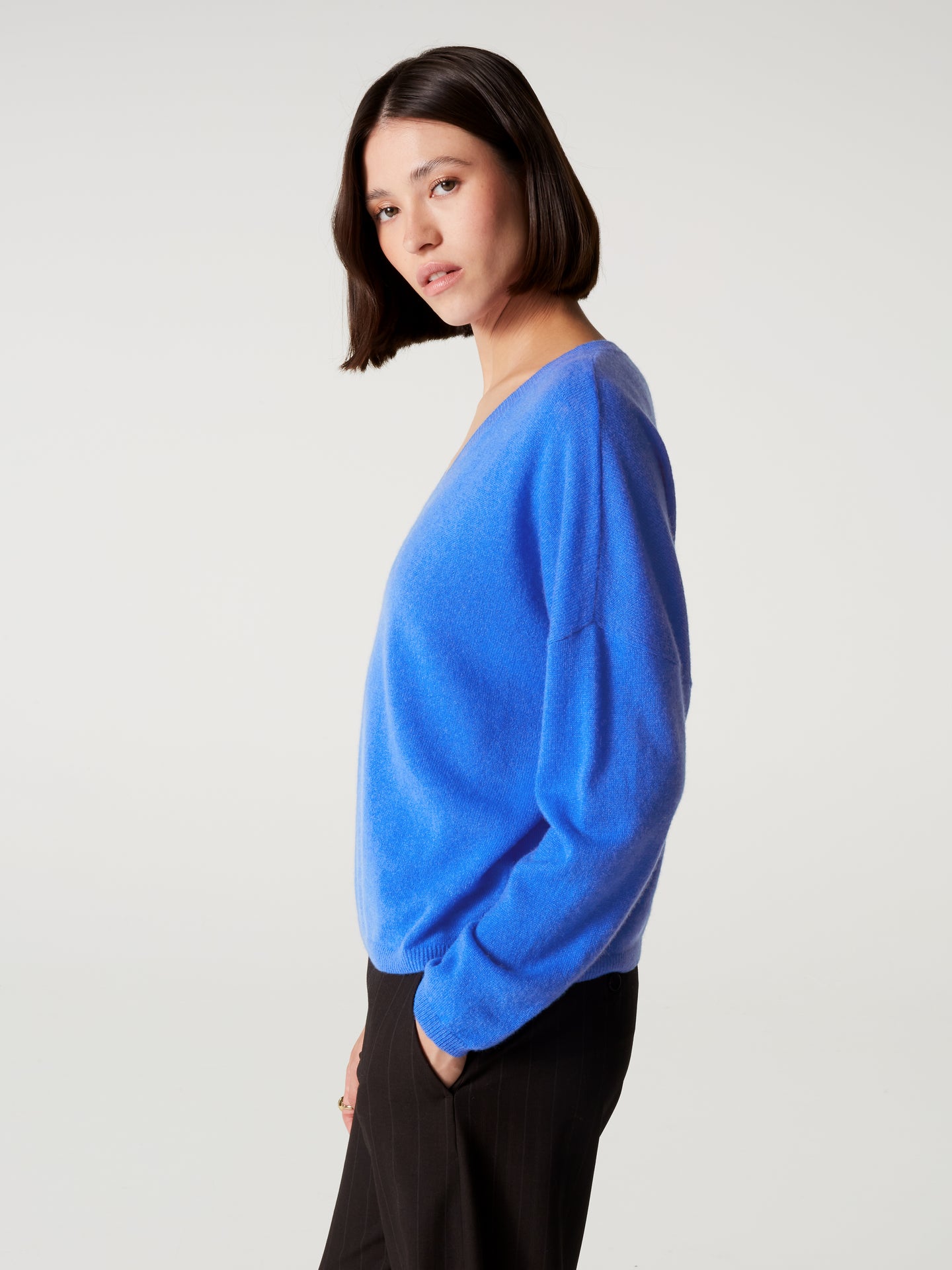 pullover alicia - Kaschmir - cobalt