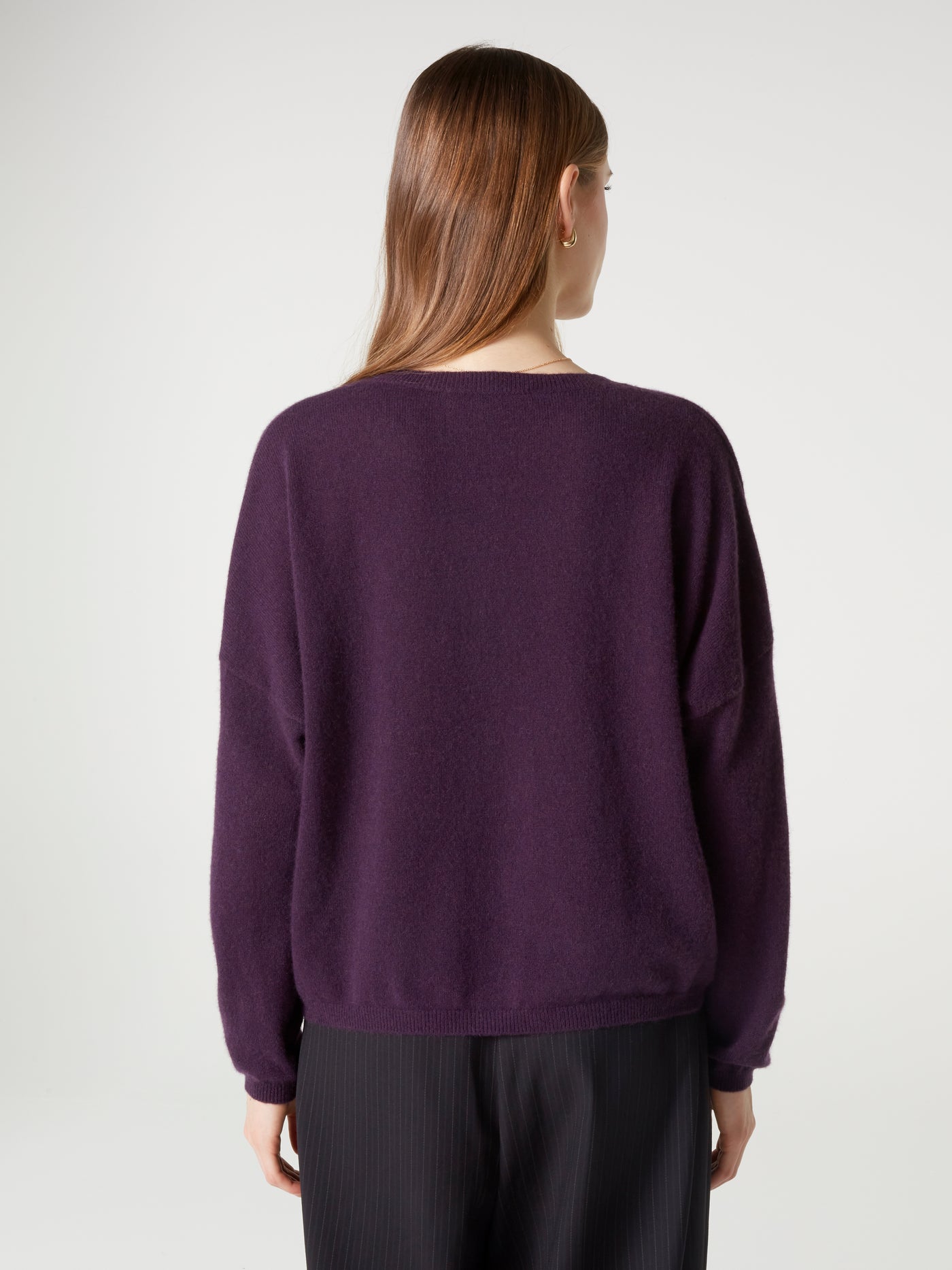 maglione Alicia - Cashmere - heather plum