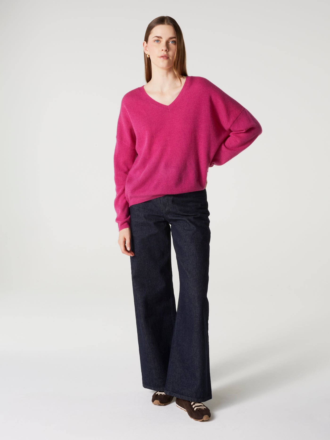 pull alicia - Cachemire - heather raspberry
