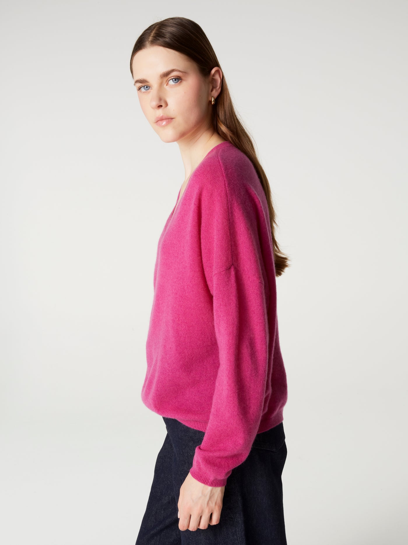 pull alicia - Cachemire - heather raspberry