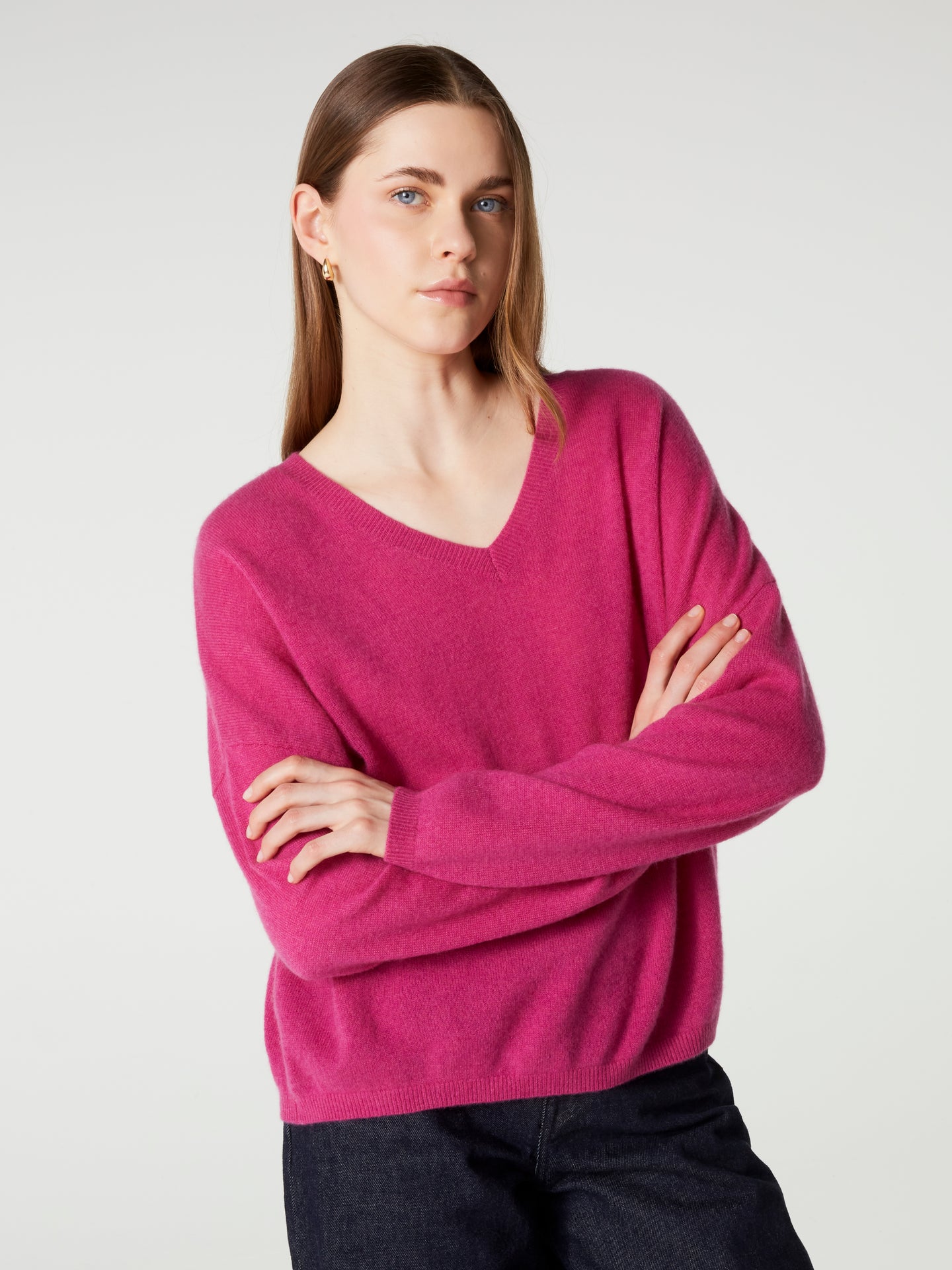 pullover alicia - Kaschmir - heather raspberry