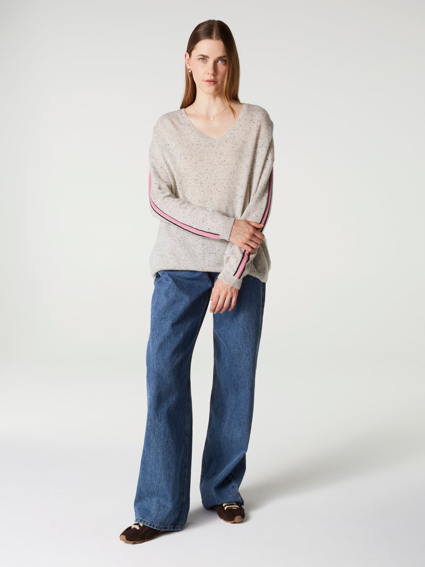 Pullover Alexia - Kaschmir - granit