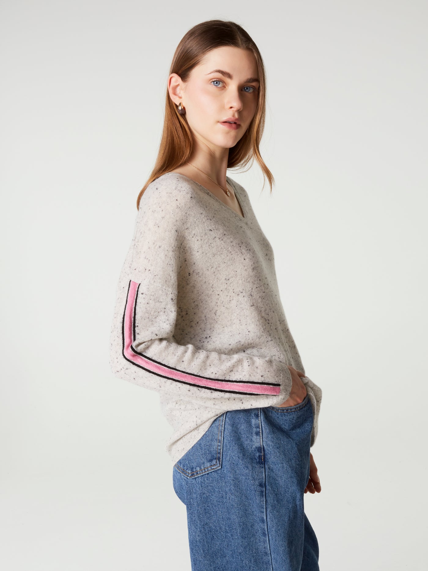 pull alexia - Cachemire - granit