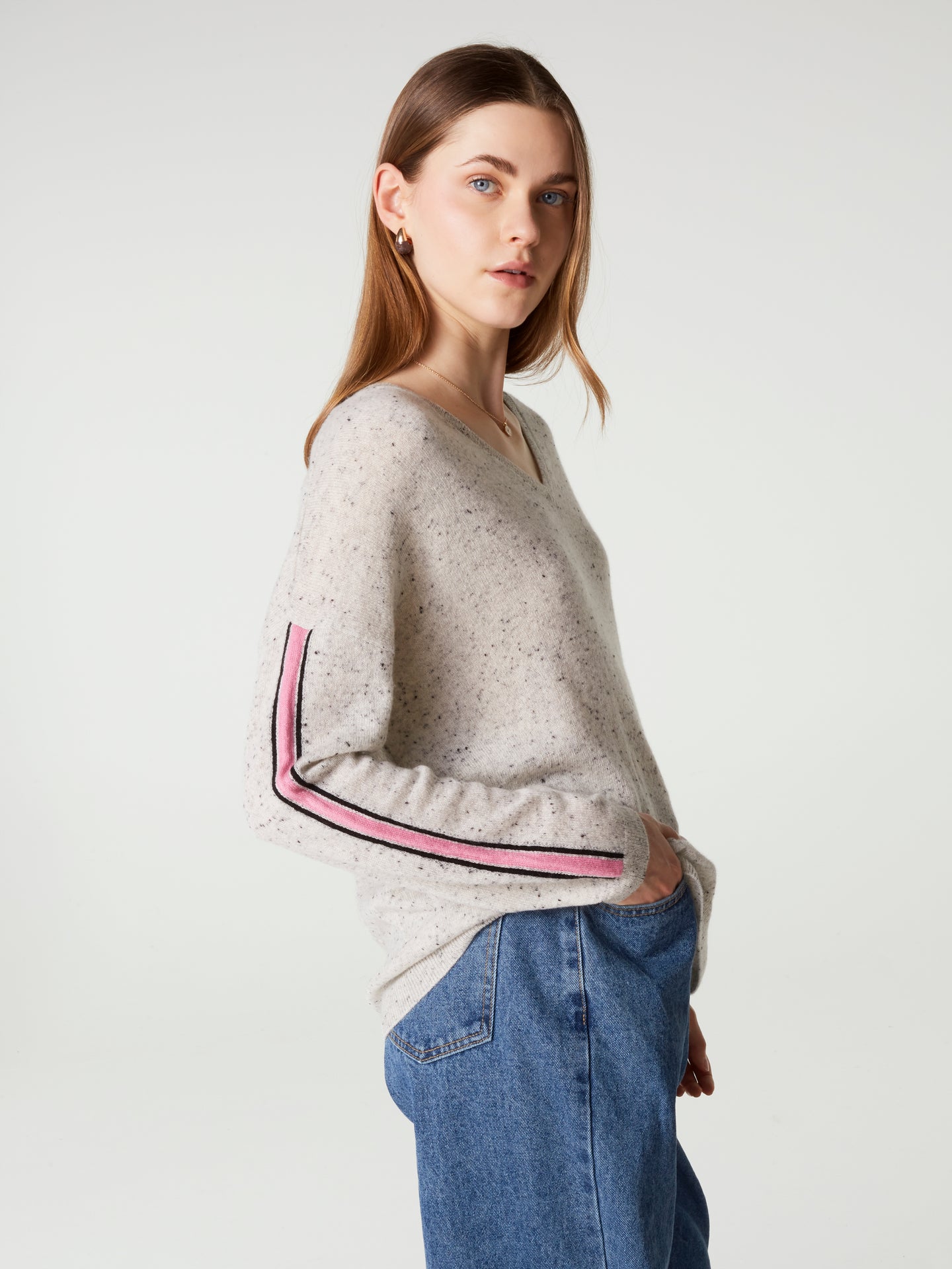 Pullover Alexia - Kaschmir - granit