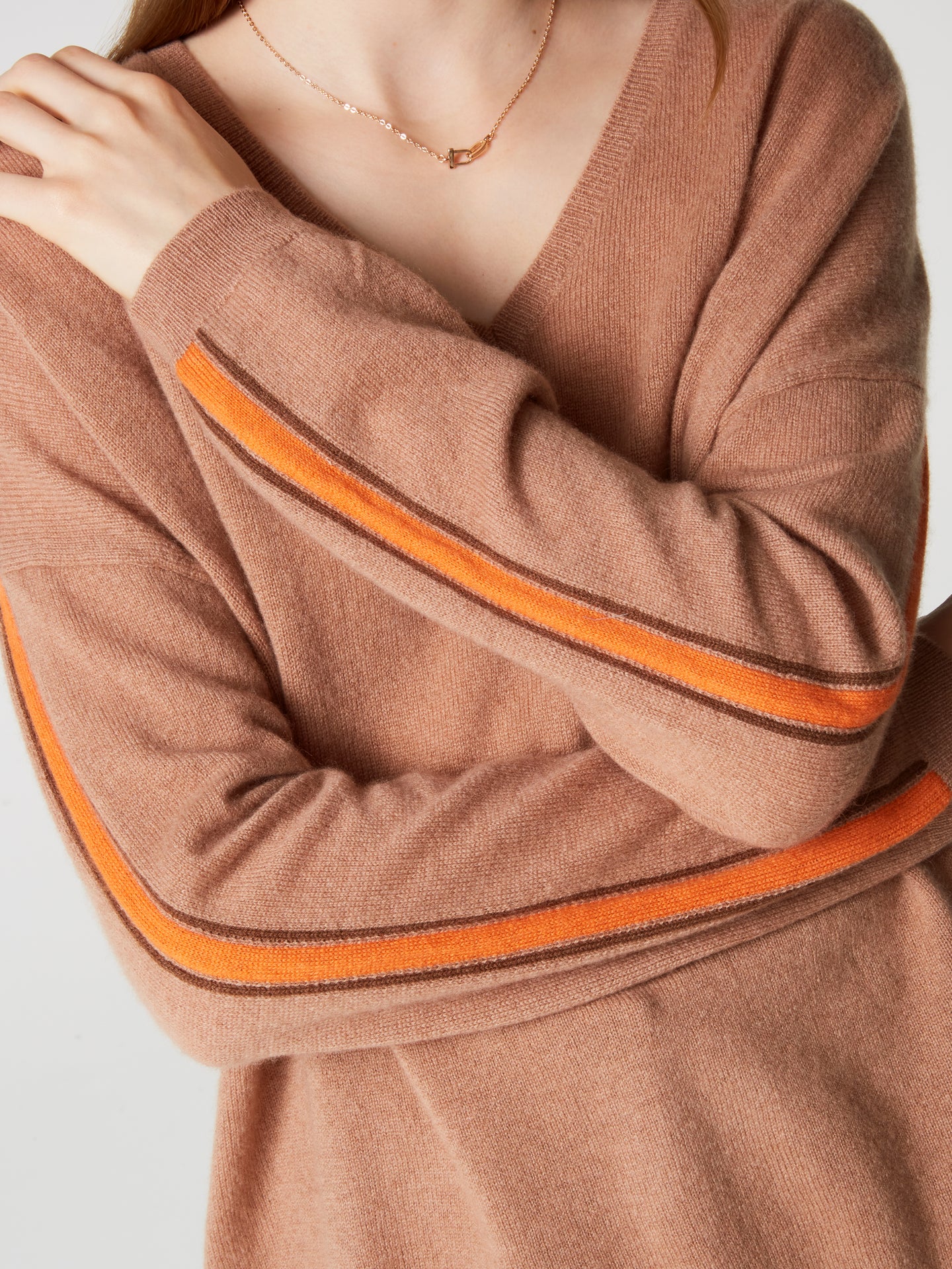 Pullover Alexia - Kaschmir - Hellbraun