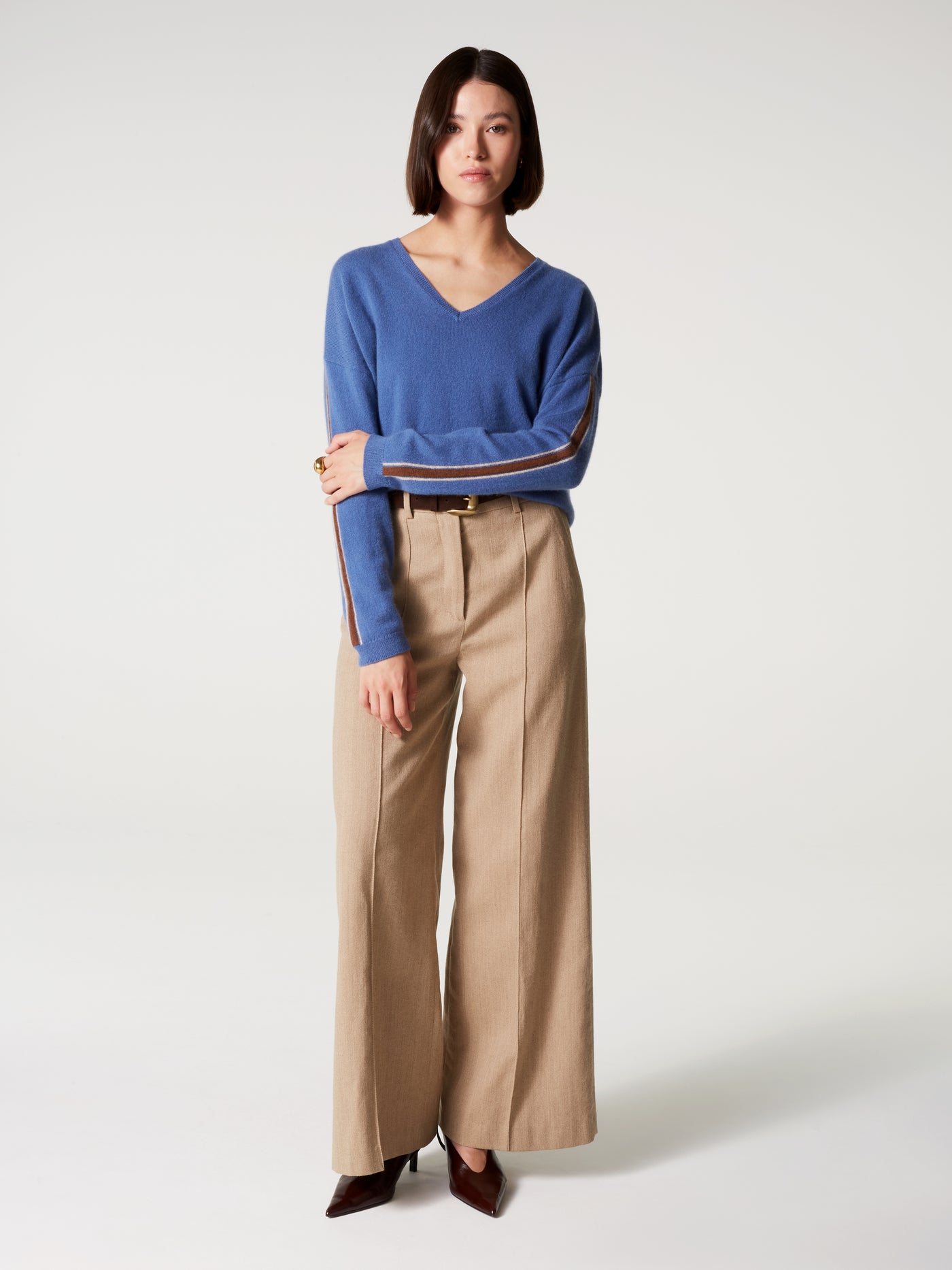 pull alexia - Cachemire - vintage blue