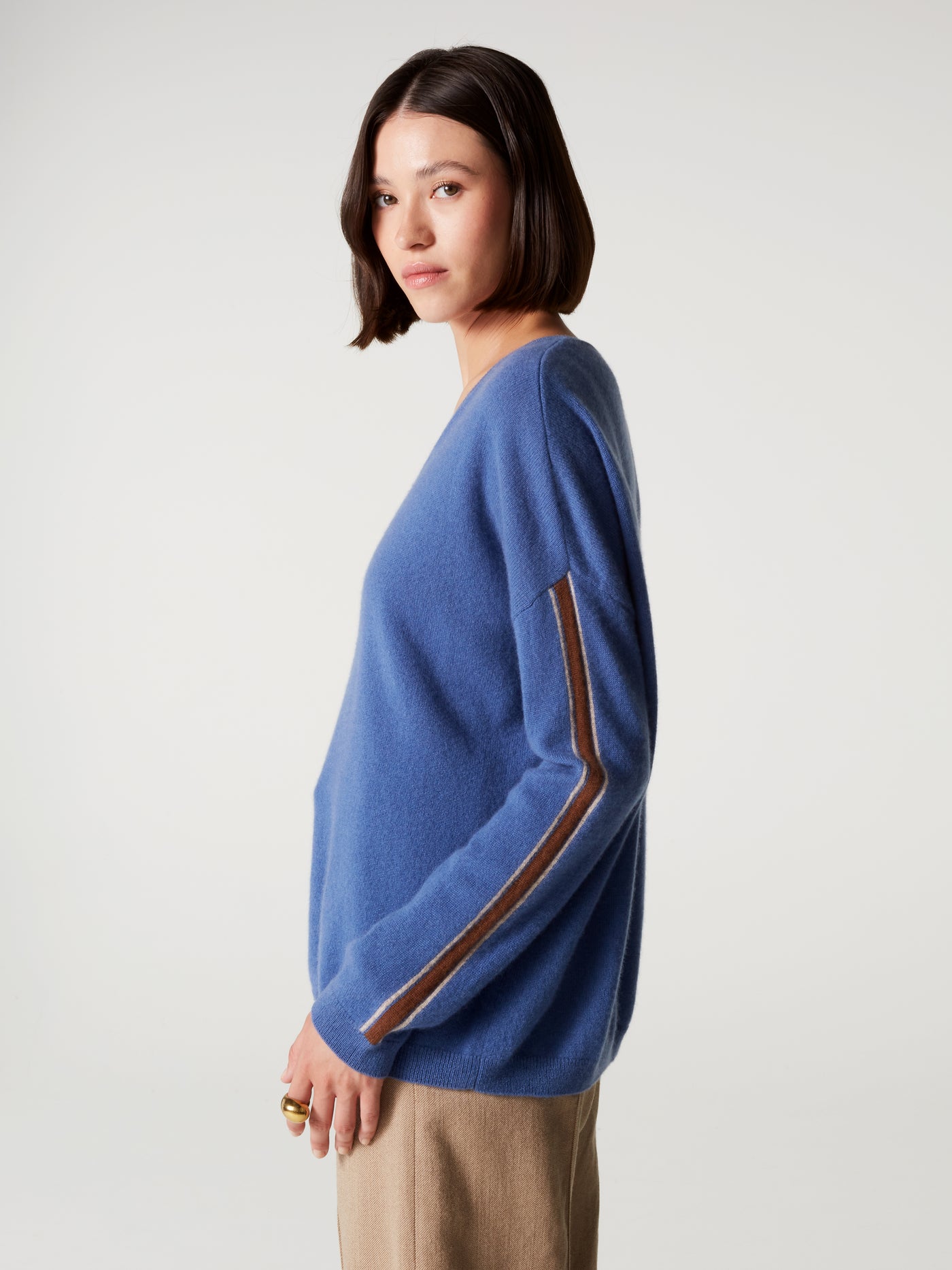pull alexia - Cachemire - vintage blue