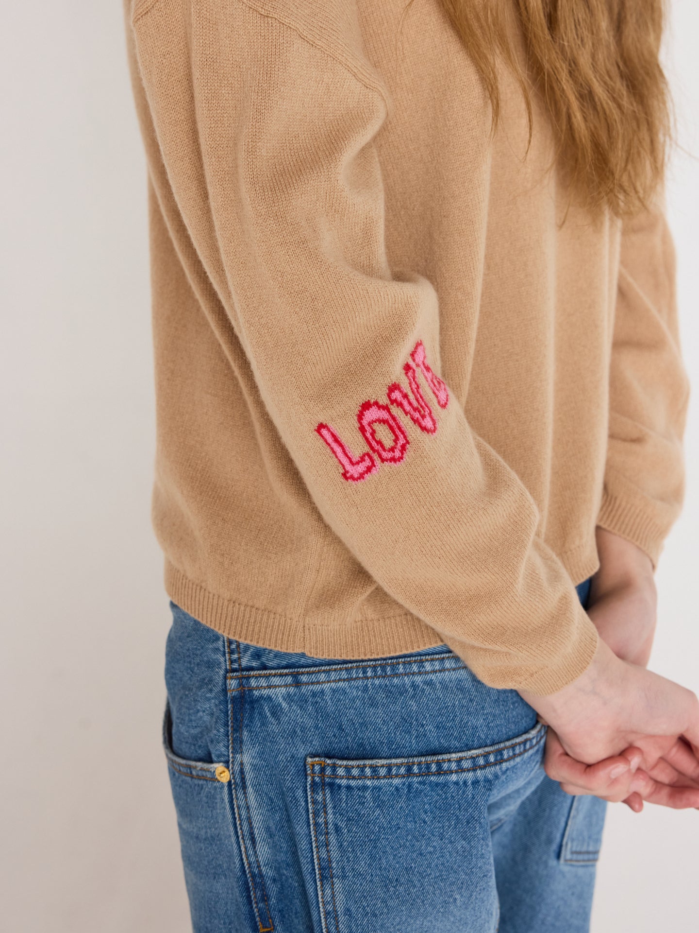 pull col v kennedy - cachemire - shell