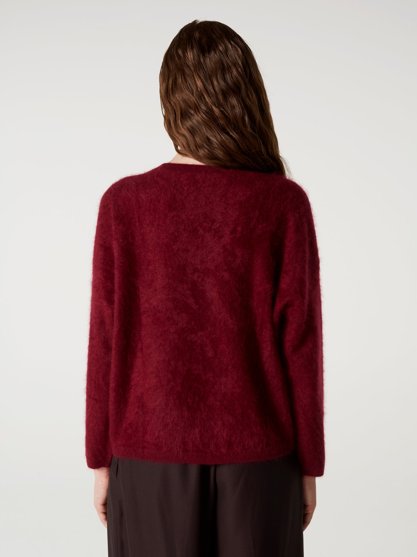 pull soeli - Cachemire brossé - burgundy
